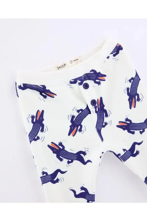 Calca Bebe Moletom Croconilo Mini