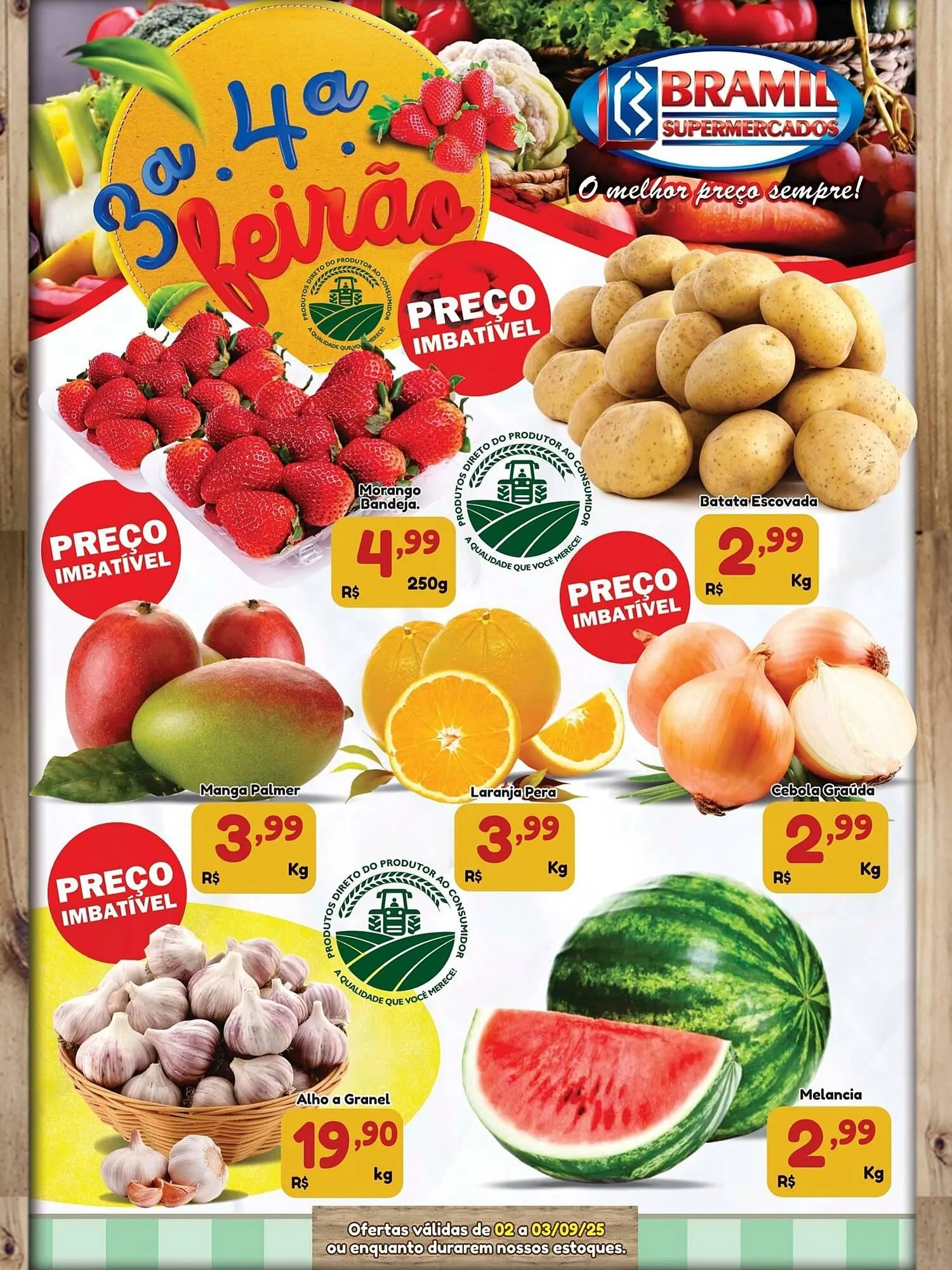 Encarte de encarte Bramil Supermercados 2 de setembro até 3 de setembro 2025 - Pagina 1