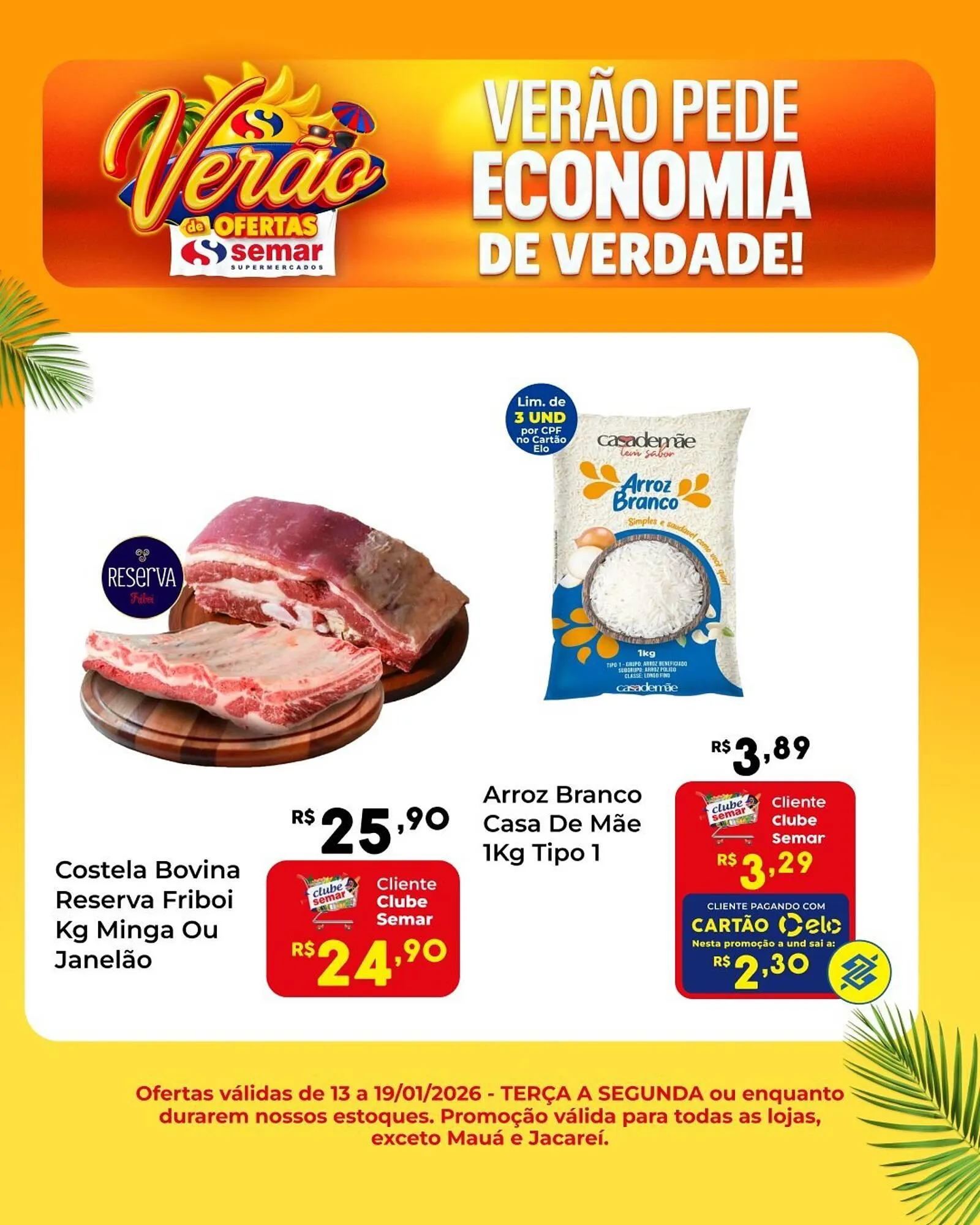 Encarte de Folheto Semar Supermercado 13 de janeiro até 19 de janeiro 2026 - Pagina 4