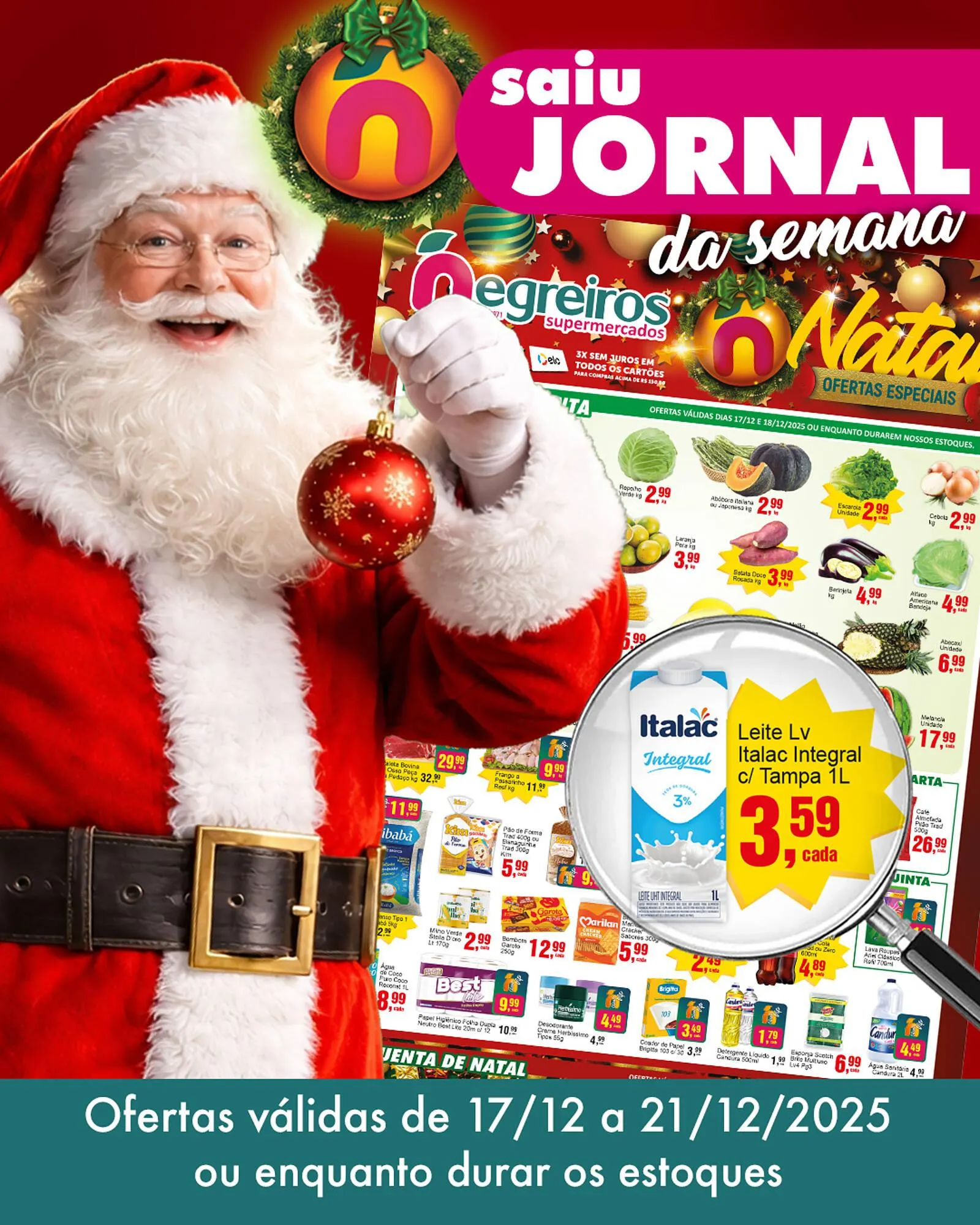 Encarte de Folheto Negreiros 17 de dezembro até 21 de dezembro 2025 - Pagina 1