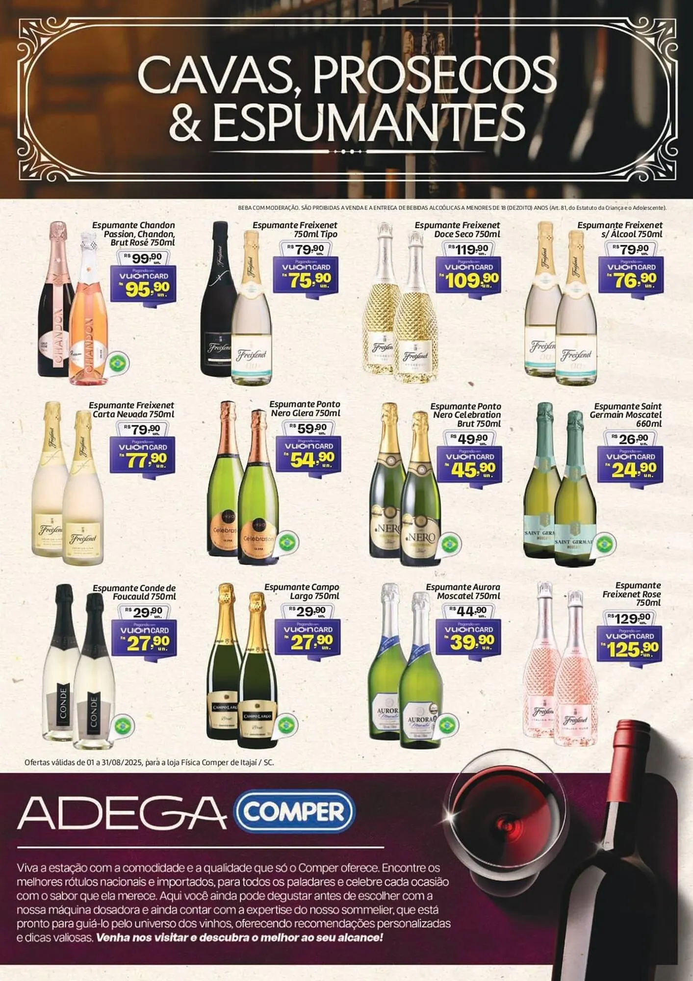 Encarte de Catálogo Comper 4 de agosto até 31 de agosto 2025 - Pagina 5