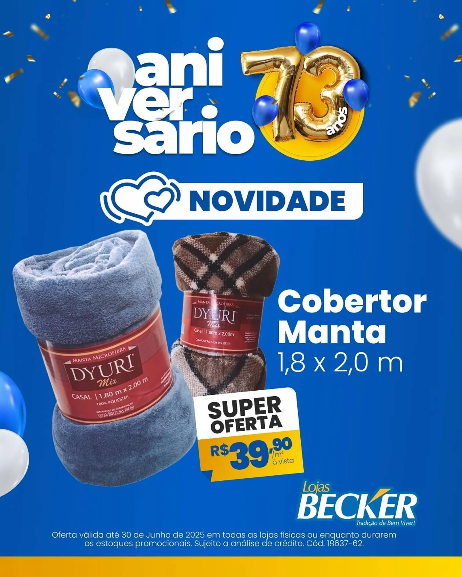 Encarte de Catálogo Lojas Becker 6 de junho até 30 de junho 2025 - Pagina 1