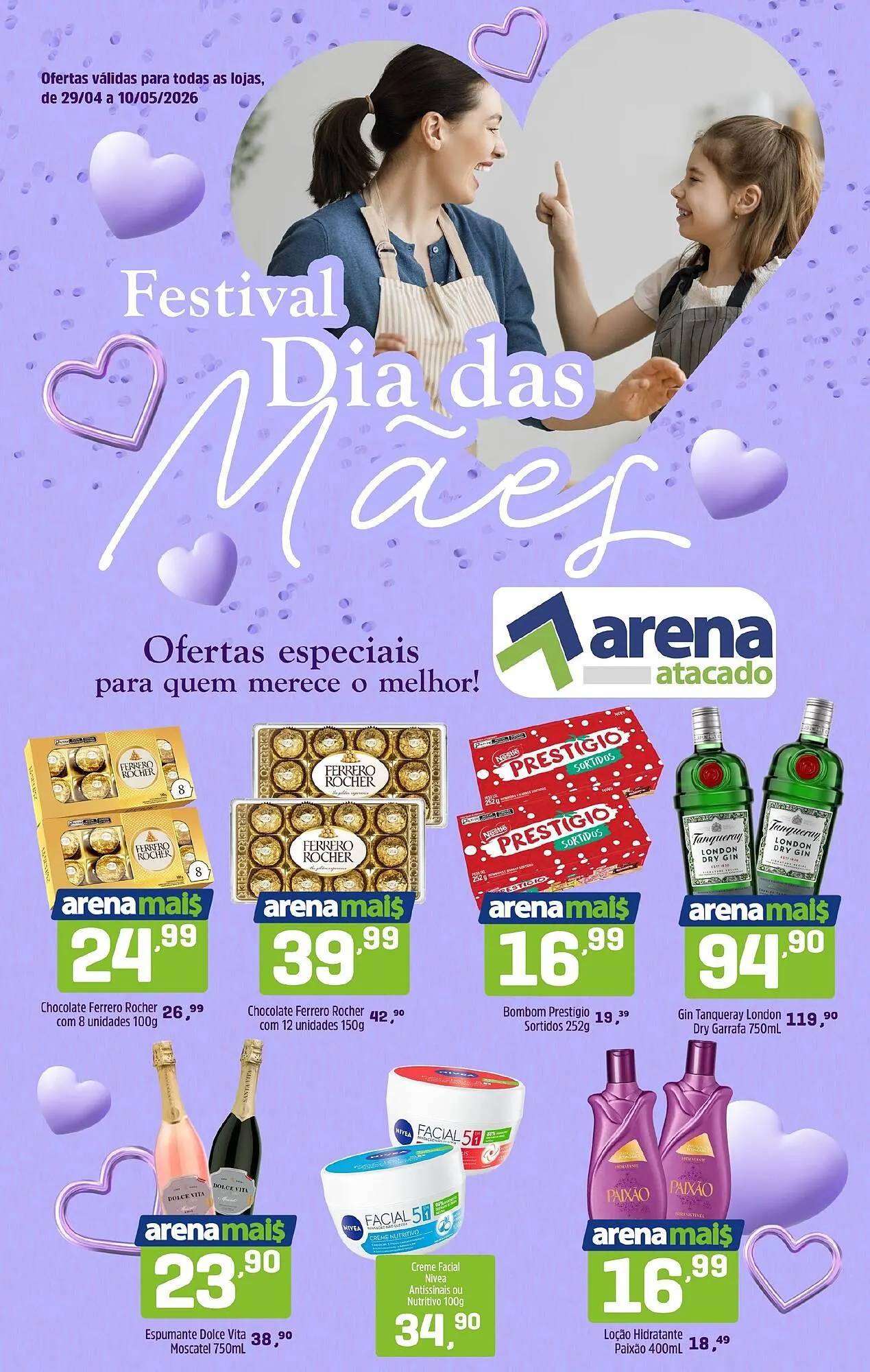 Encarte de Folheto Arena Atacado 1 de maio até 10 de maio 2026 - Pagina 1