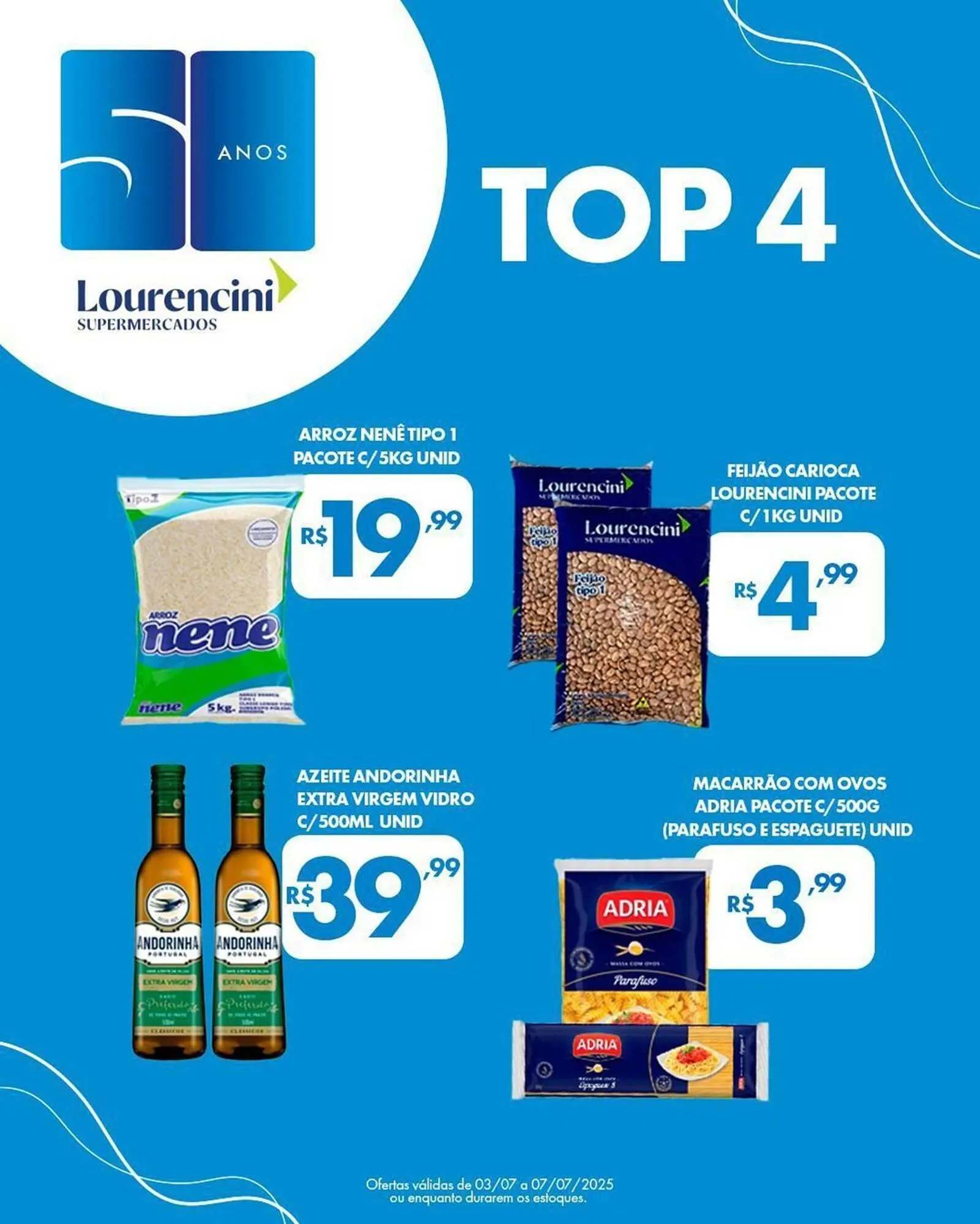 Encarte de Catálogo Lourencini Supermercados 4 de julho até 7 de julho 2025 - Pagina 7