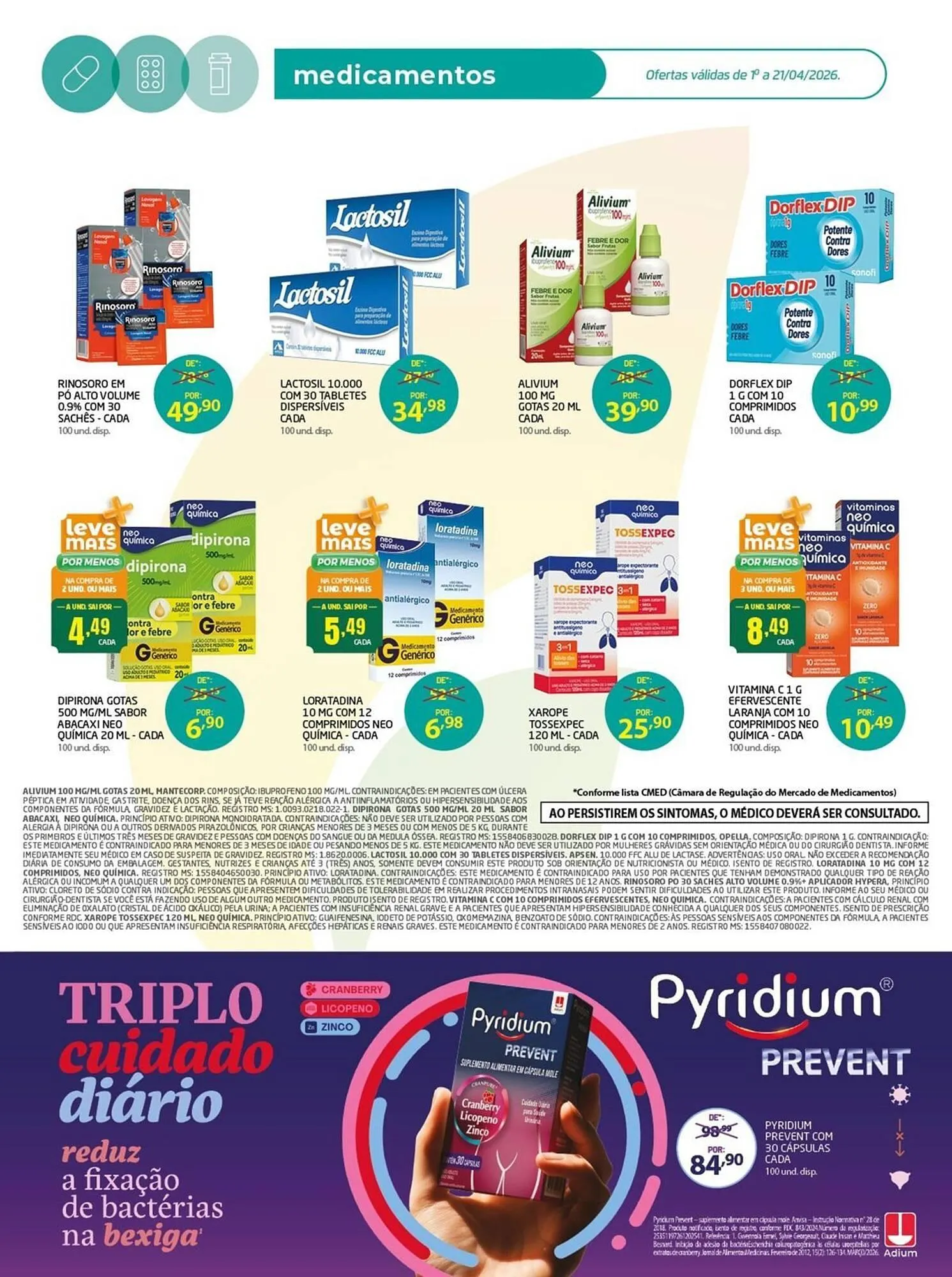 Encarte de Tabloide Cooper 1 de abril até 21 de abril 2026 - Pagina 5