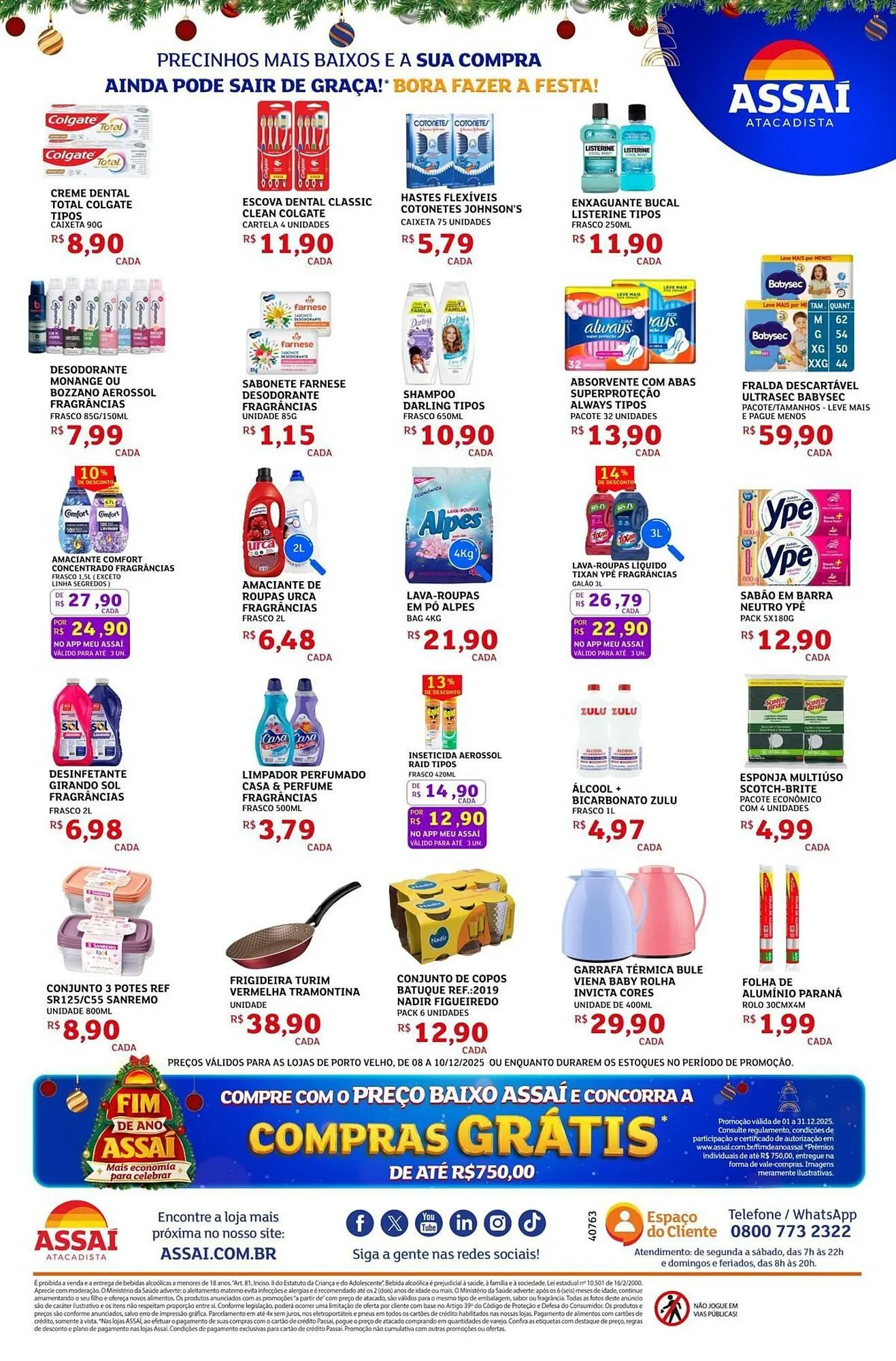 Encarte de Encarte Assaí Atacadista 10 de dezembro até 10 de dezembro 2025 - Pagina 4