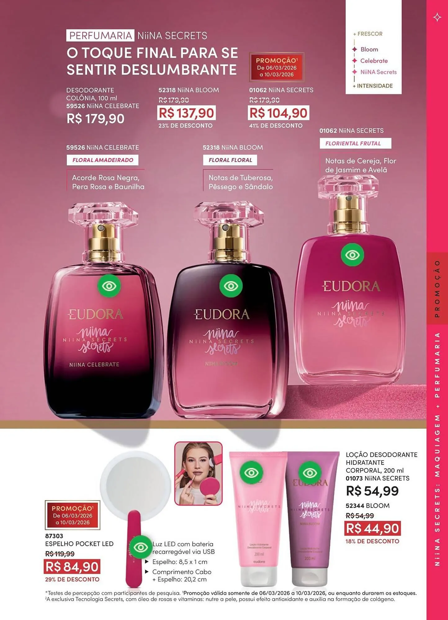 Encarte de Catálogo Eudora 24 de fevereiro até 31 de março 2026 - Pagina 69