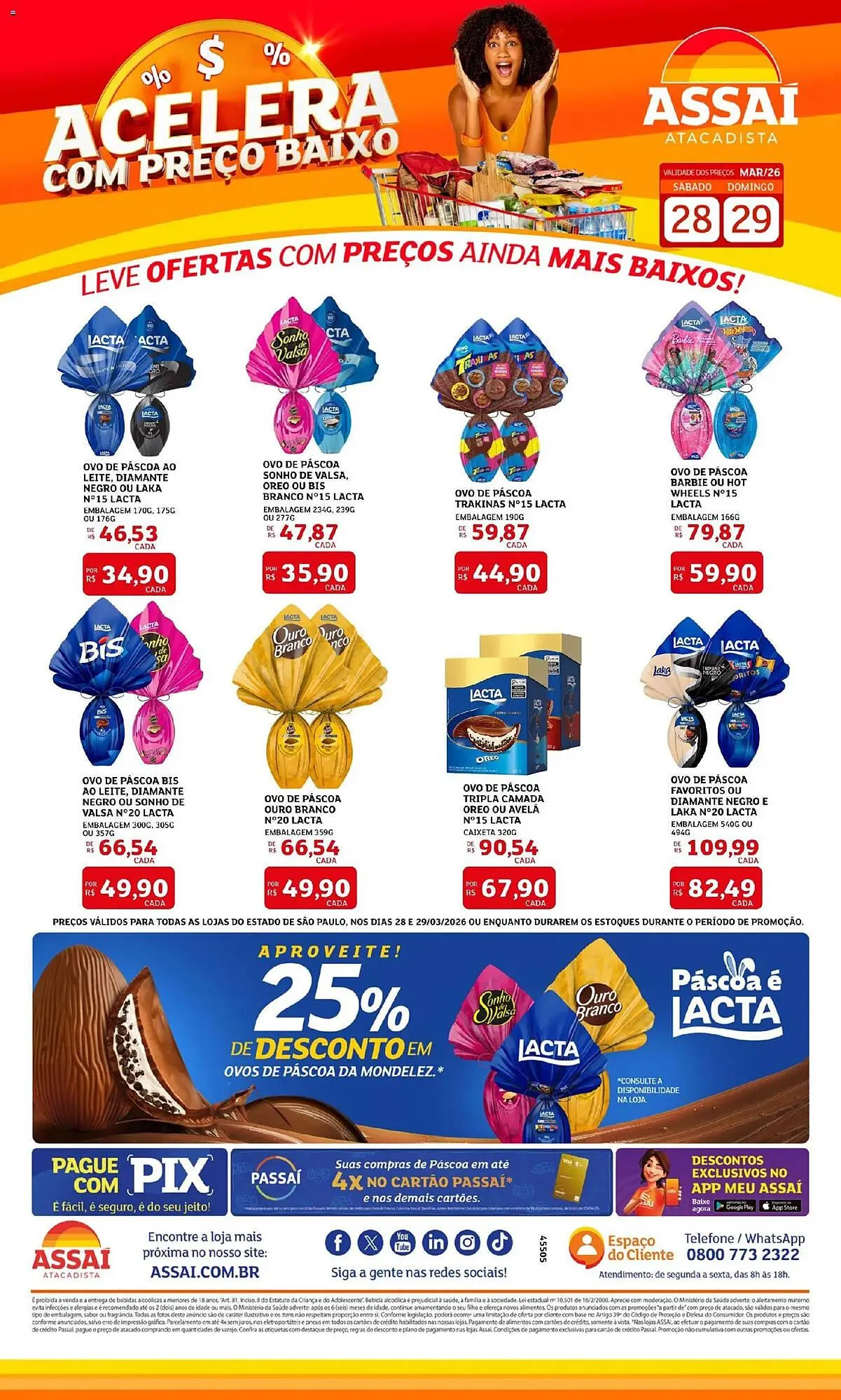 Encarte de Encarte Assaí Atacadista 28 de março até 29 de março 2026 - Pagina 1