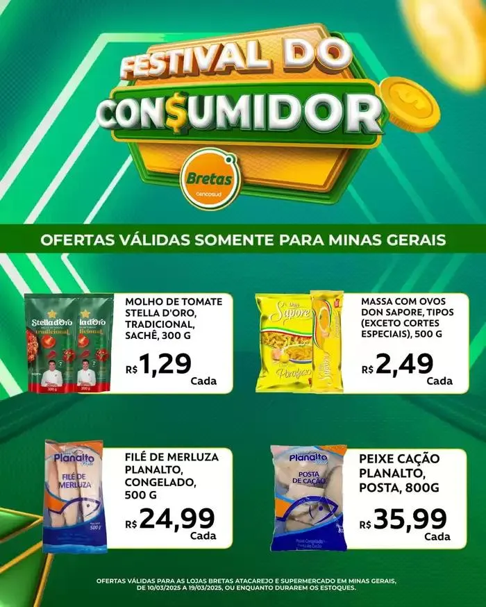 Encarte de Encarte Bretas Supermercados 10 de março até 19 de março 2025 - Pagina 5