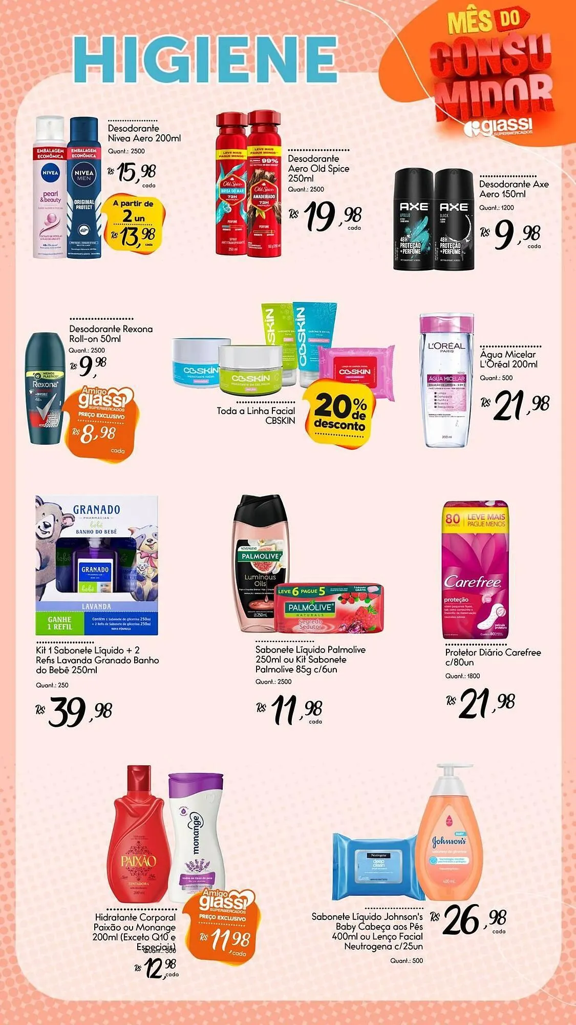 Encarte de Encarte Giassi Supermercados 13 de março até 26 de março 2026 - Pagina 20