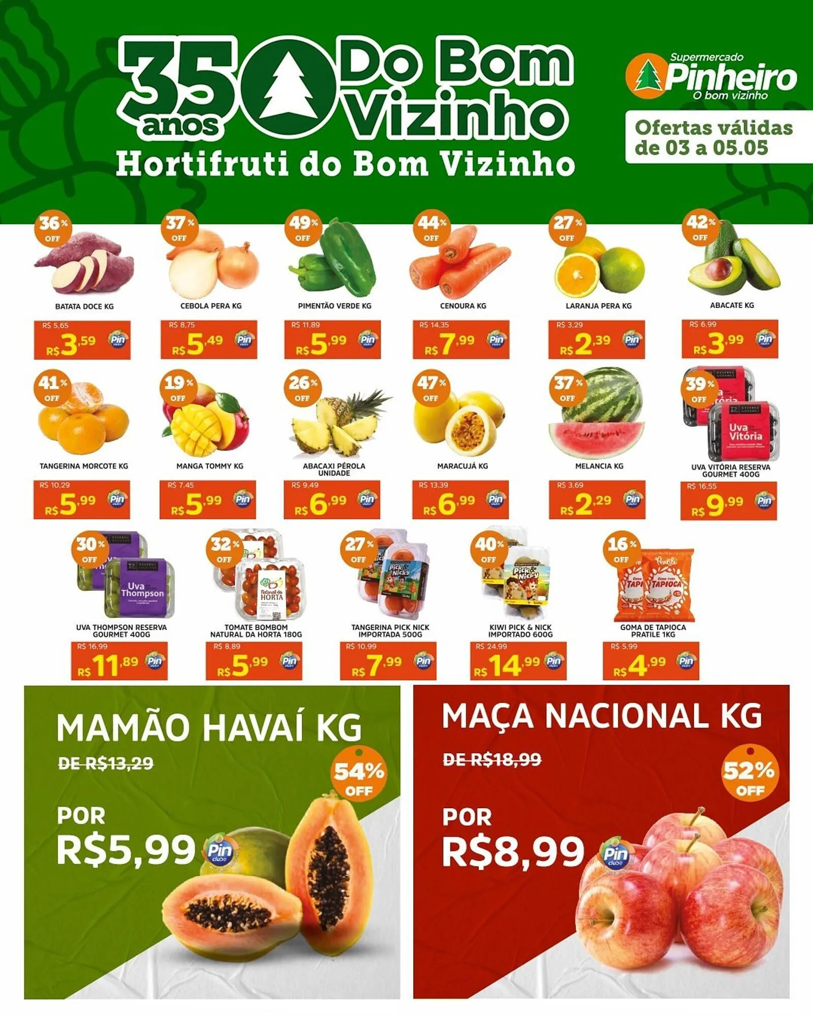 Encarte de Encarte Pinheiro Supermercado 3 de maio até 5 de maio 2026 - Pagina 2