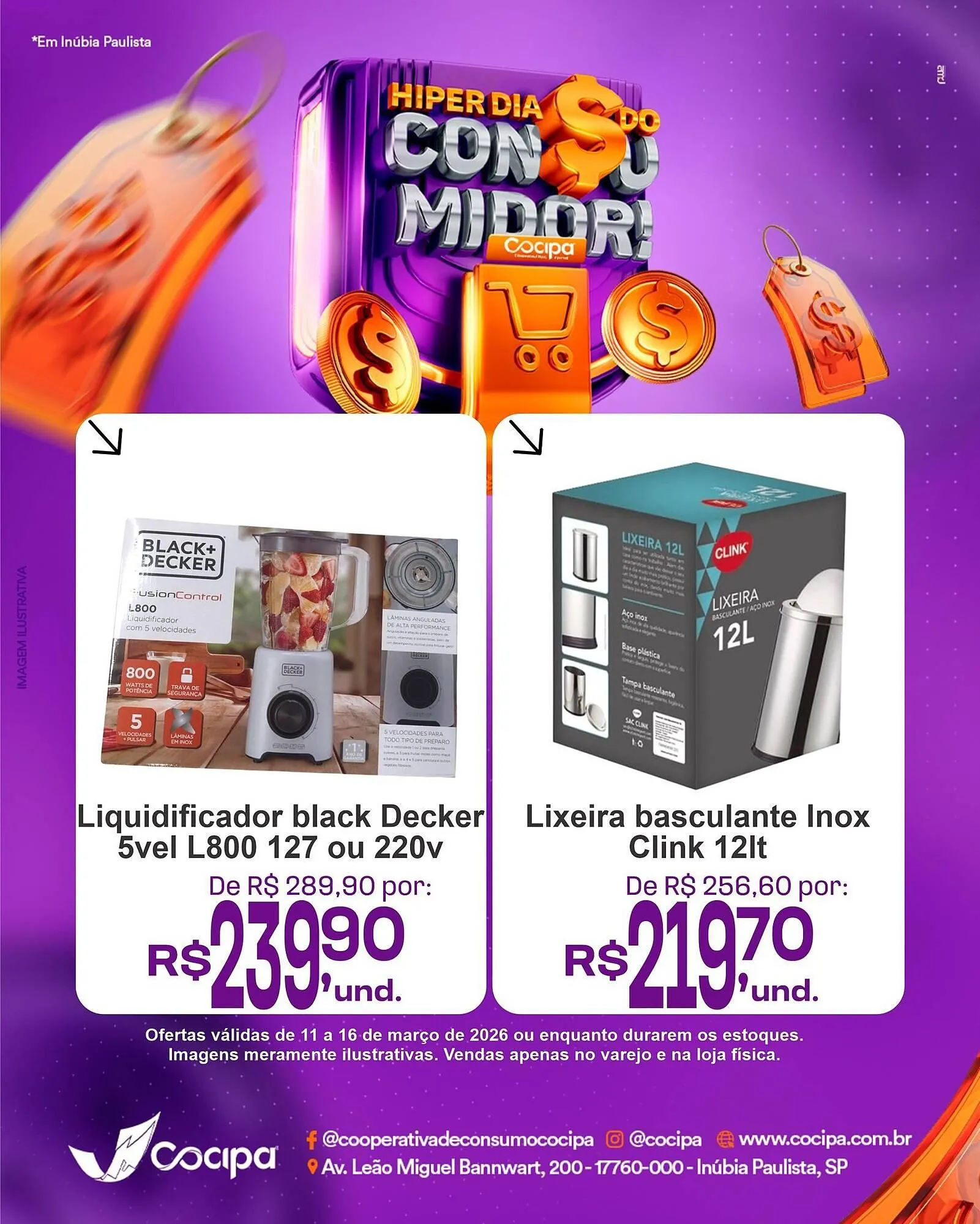 Encarte de Catálogo Cocipa 11 de março até 16 de março 2026 - Pagina 1
