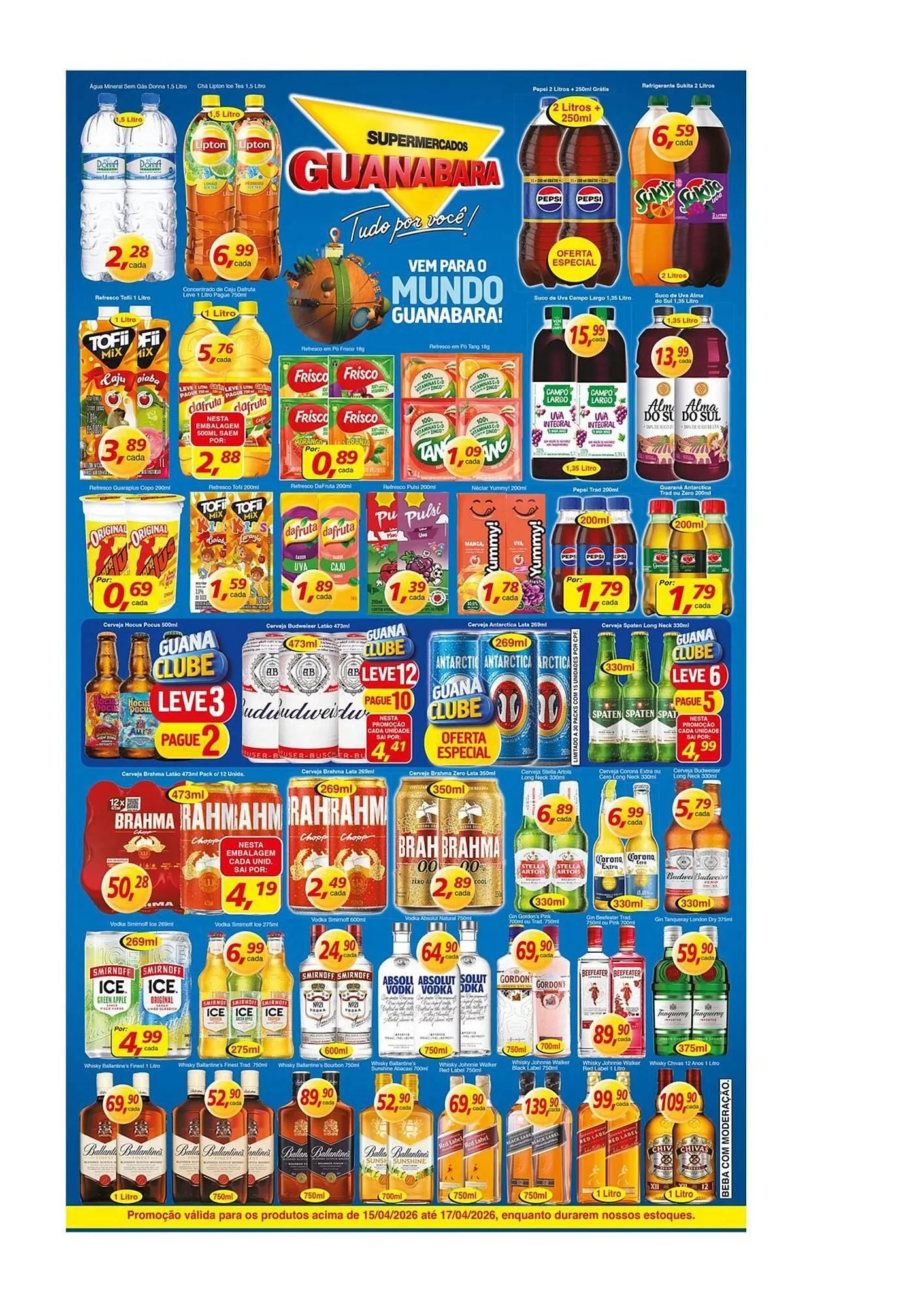 Encarte de Encarte Supermercados Guanabara 15 de abril até 17 de abril 2026 - Pagina 4