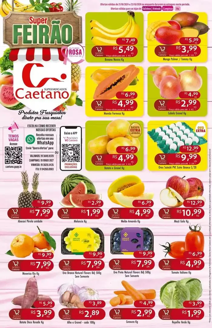 Encarte de Ofertas Supermercados Caetano 21 de outubro até 23 de outubro 2024 - Pagina 2