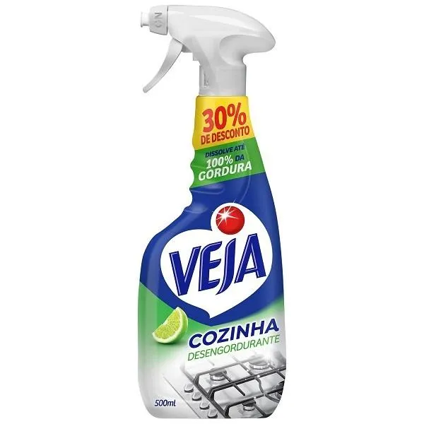 Desengordurante Veja para Cozinha 500ml Limão Gatilho 1 UN