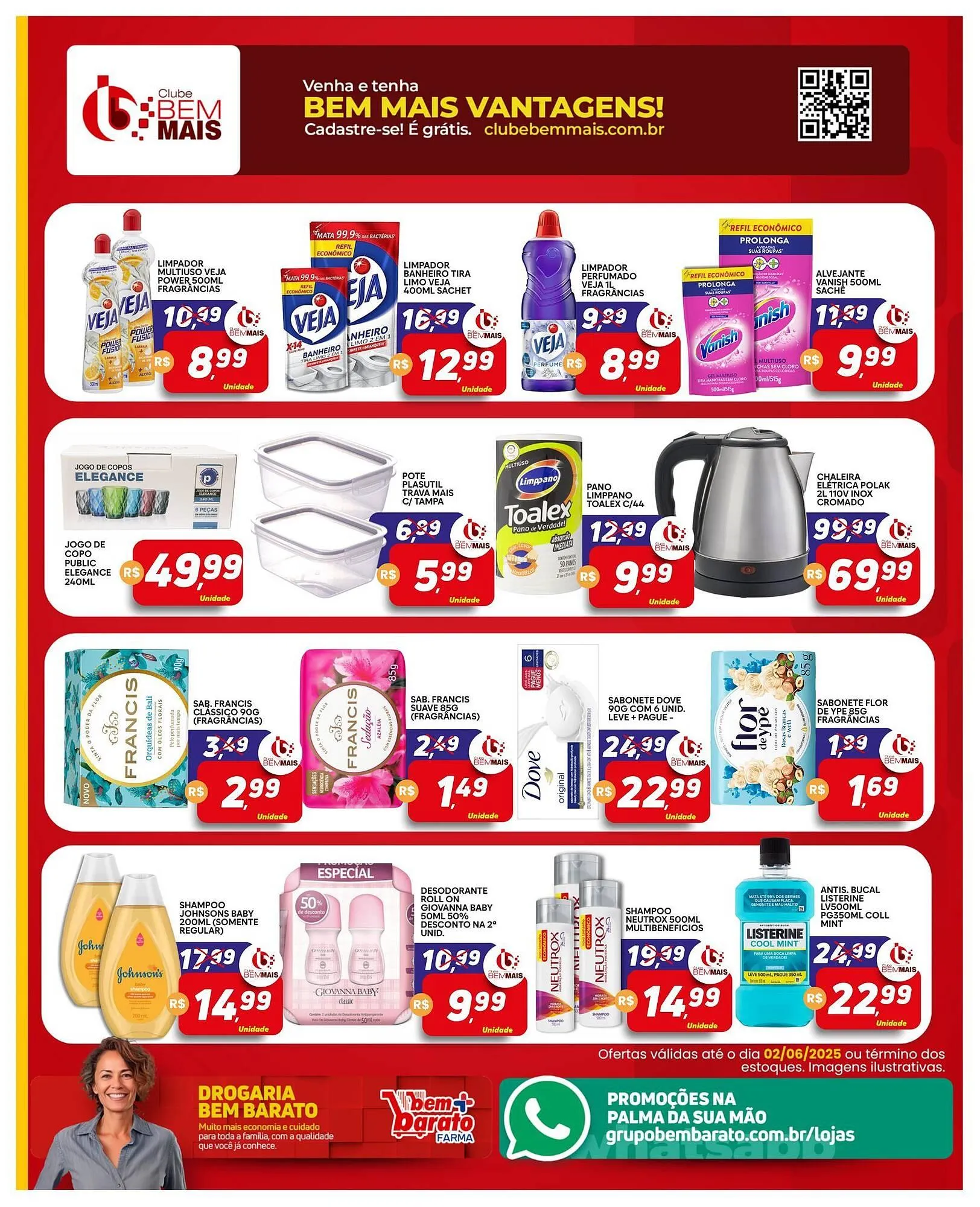 Encarte de Catálogo Supermercado Bem Barato 27 de maio até 2 de junho 2025 - Pagina 4