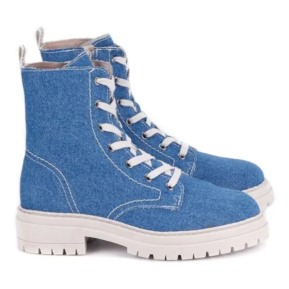 Coturno Feminino Jeans Bottero