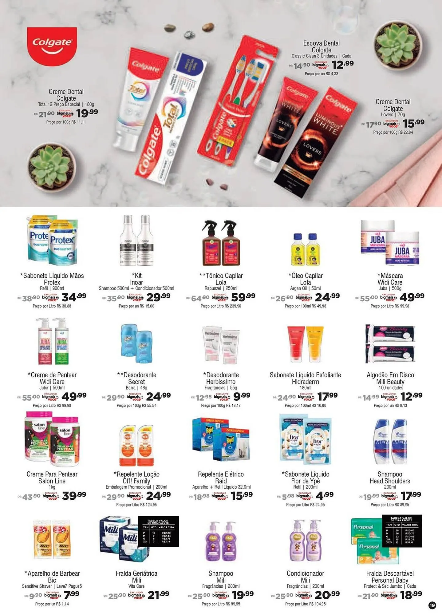 Encarte de Catálogo Big Mais Supermercados 25 de agosto até 7 de dezembro 2025 - Pagina 19