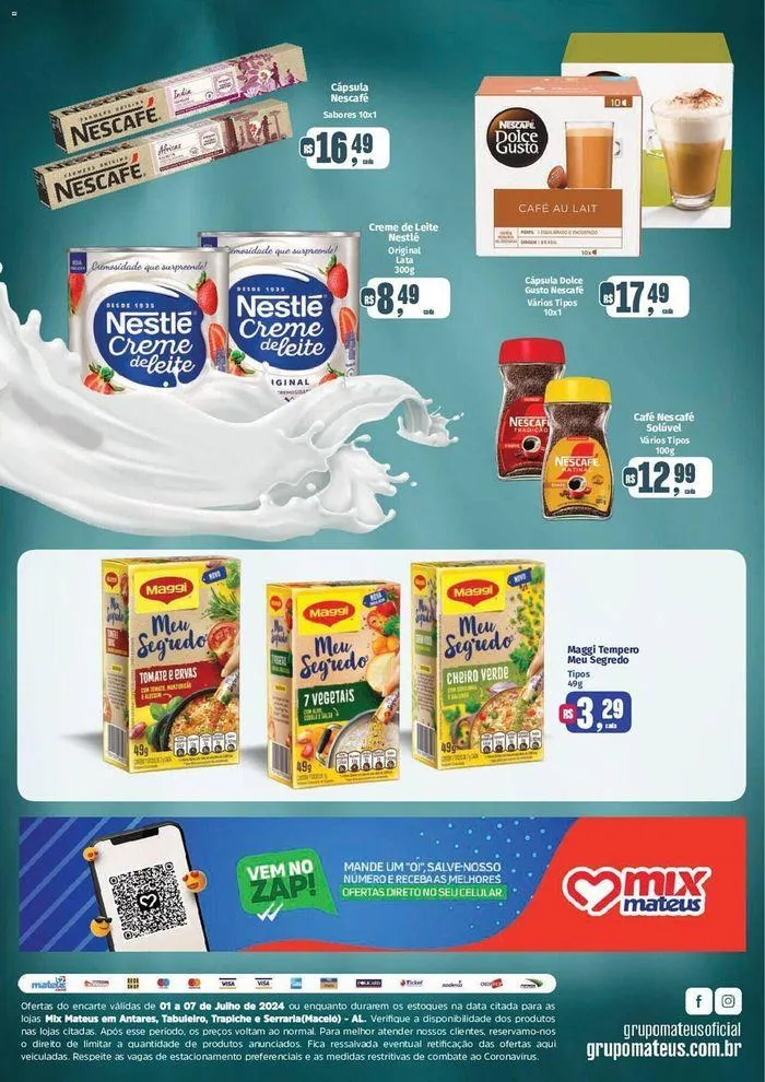 Encarte de Oferta Supermercados Mateus 1 de julho até 7 de julho 2024 - Pagina 2