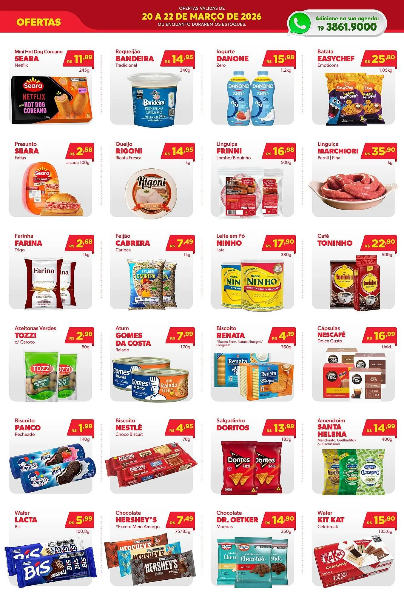 Encarte de Catálogo Big Bom Supermercados 20 de março até 22 de março 2026 - Pagina 3