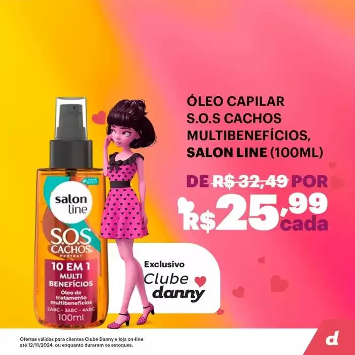 Encarte de Danny Cosméticos Encarte 1 de novembro até 12 de novembro 2024 - Pagina 1