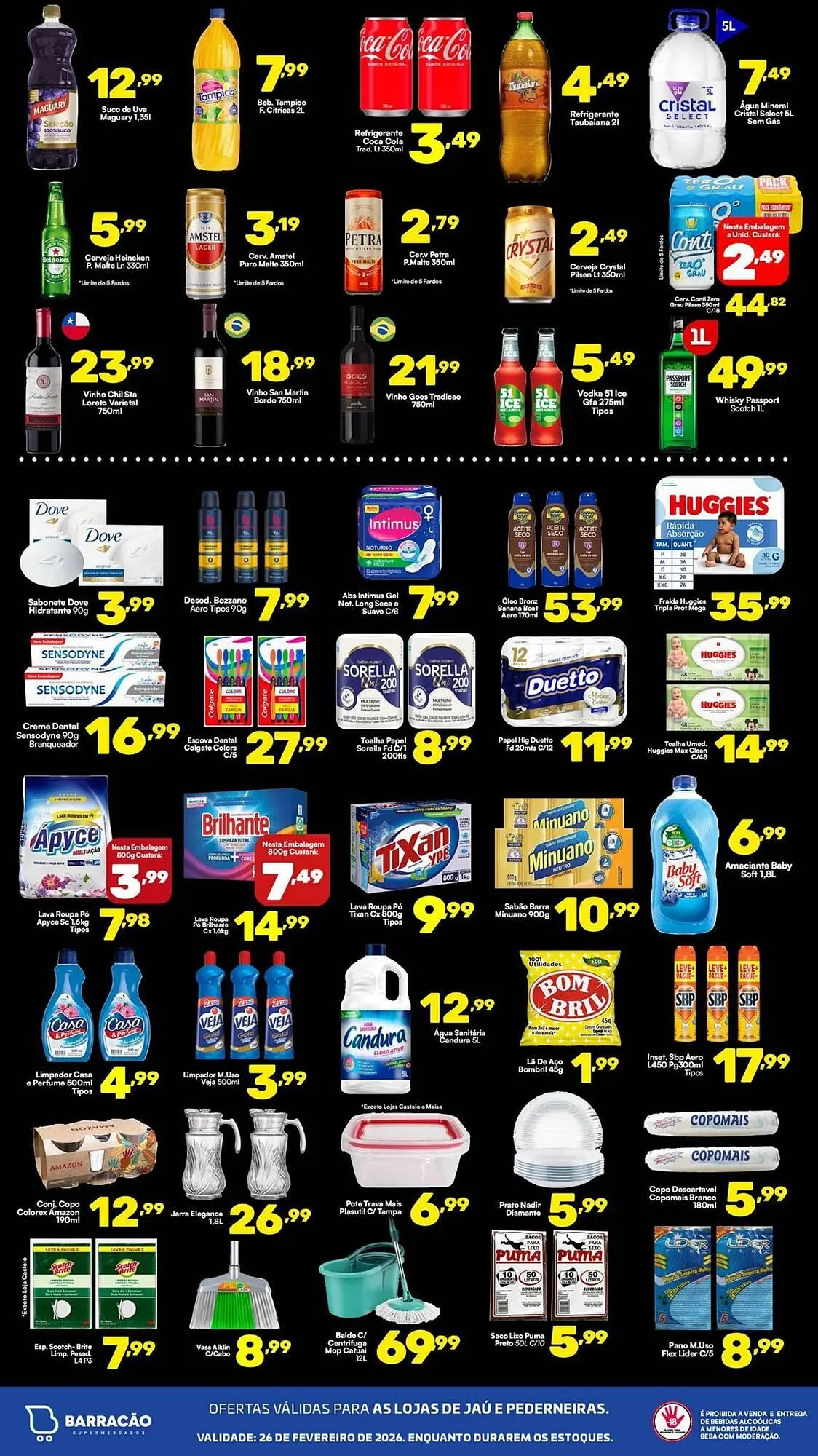 Encarte de Catálogo Barracão Supermercado 26 de fevereiro até 26 de fevereiro 2026 - Pagina 4