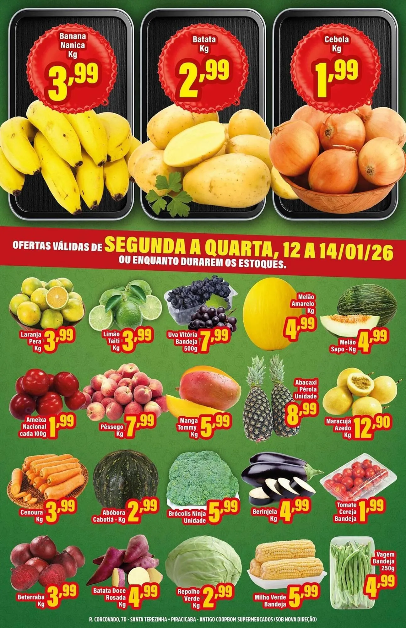 Encarte de Tabloide CoopBom 12 de janeiro até 14 de janeiro 2026 - Pagina 1