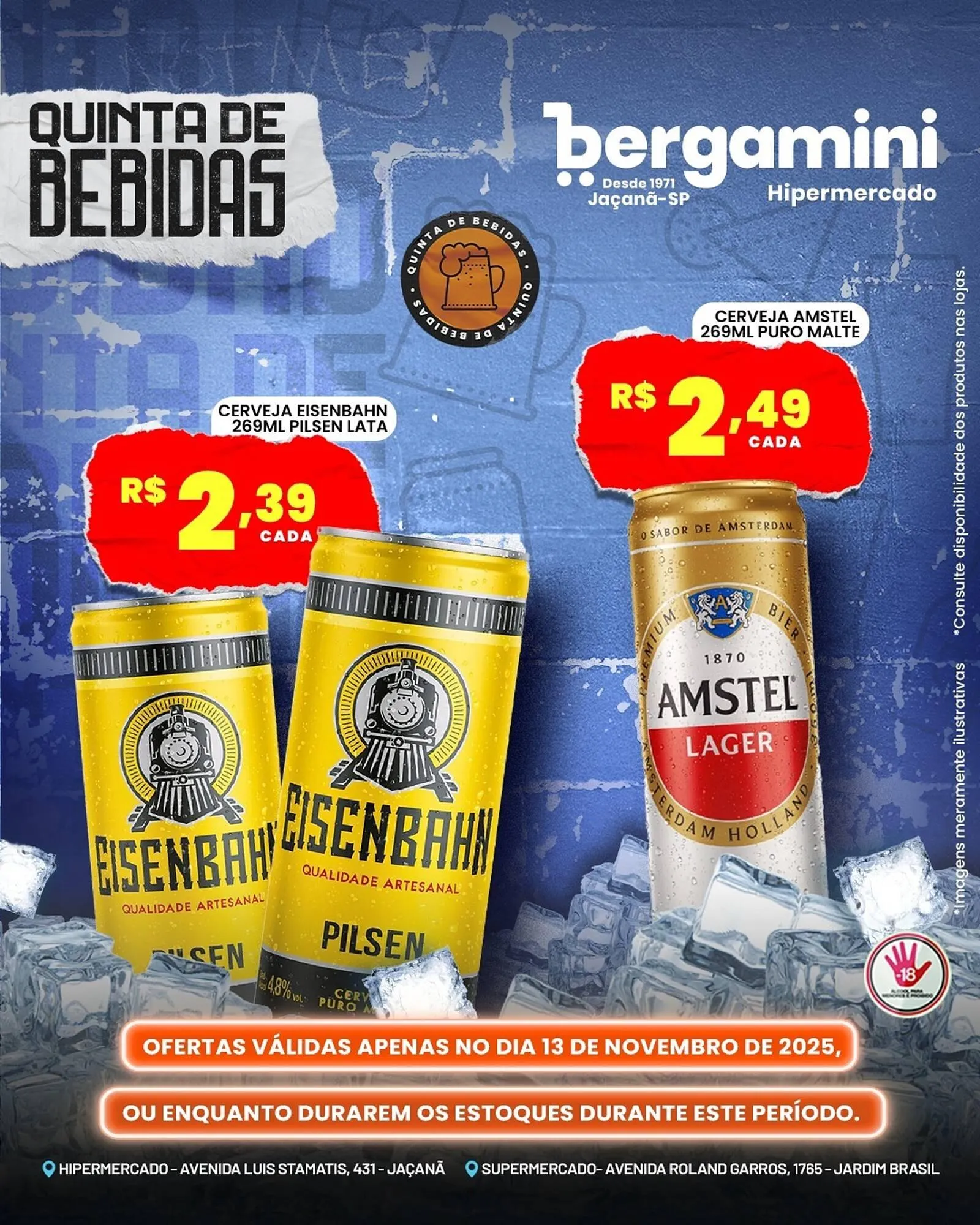 Encarte de Catálogo Supermercado Bergamini 12 de novembro até 13 de novembro 2025 - Pagina 1