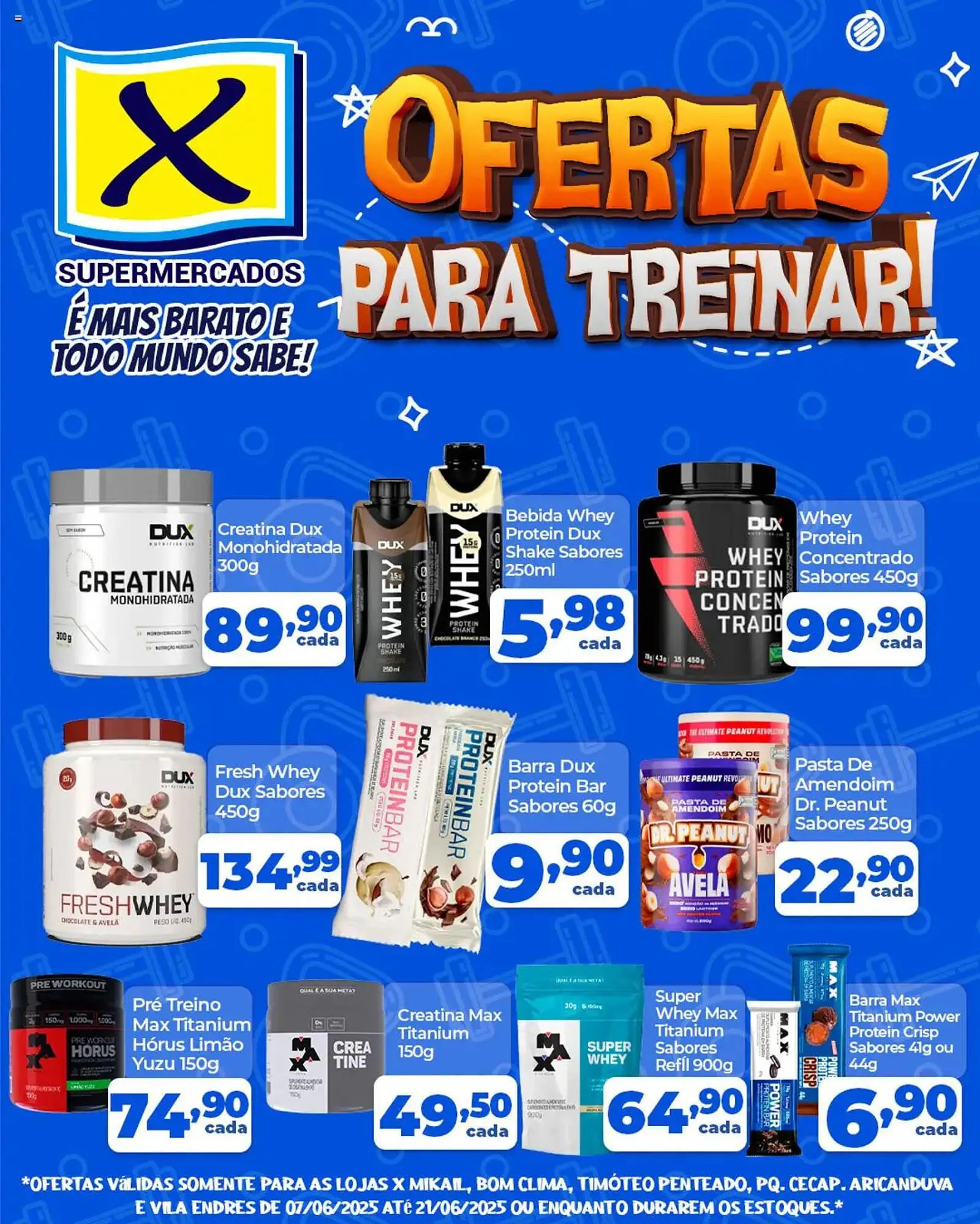 Encarte de Catálogo X Supermercados 7 de junho até 21 de junho 2025 - Pagina 1