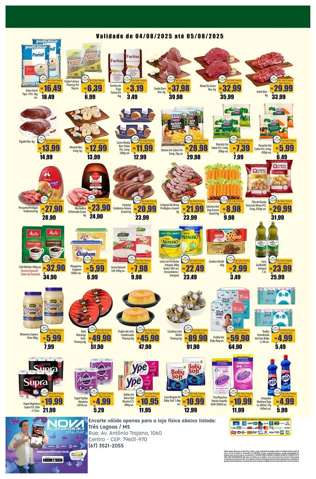 Encarte de Catálogo Proença Supermercados 4 de agosto até 5 de agosto 2025 - Pagina 2