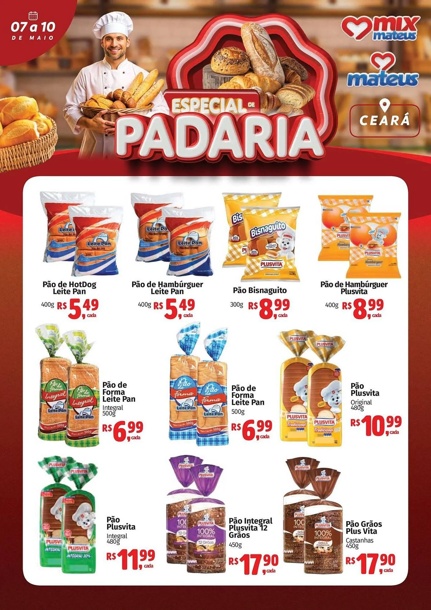 Encarte de Catálogo Supermercados Mateus 7 de maio até 10 de maio 2026 - Pagina 1