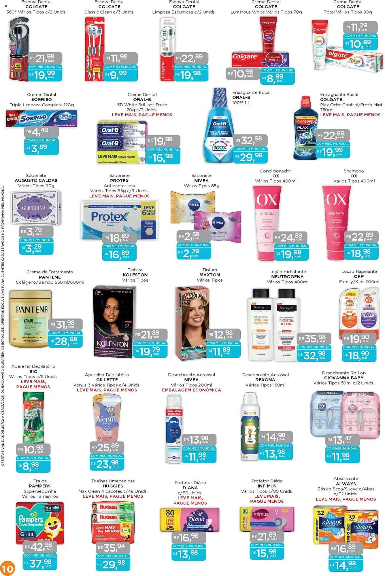 Encarte de Encarte Supermercados Mundial 20 de fevereiro até 3 de março 2026 - Pagina 10