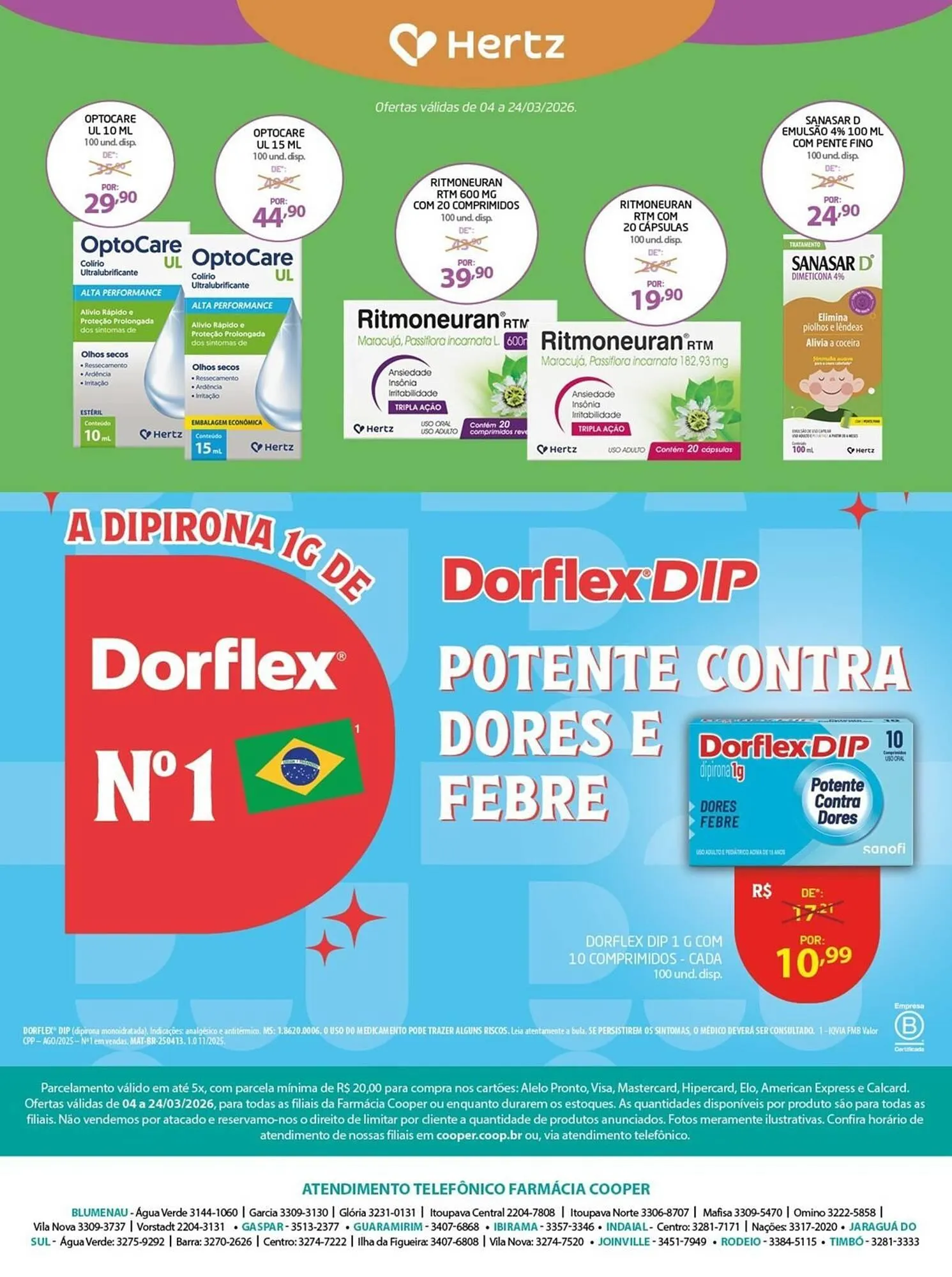 Encarte de Tabloide Cooper 4 de março até 24 de março 2026 - Pagina 8