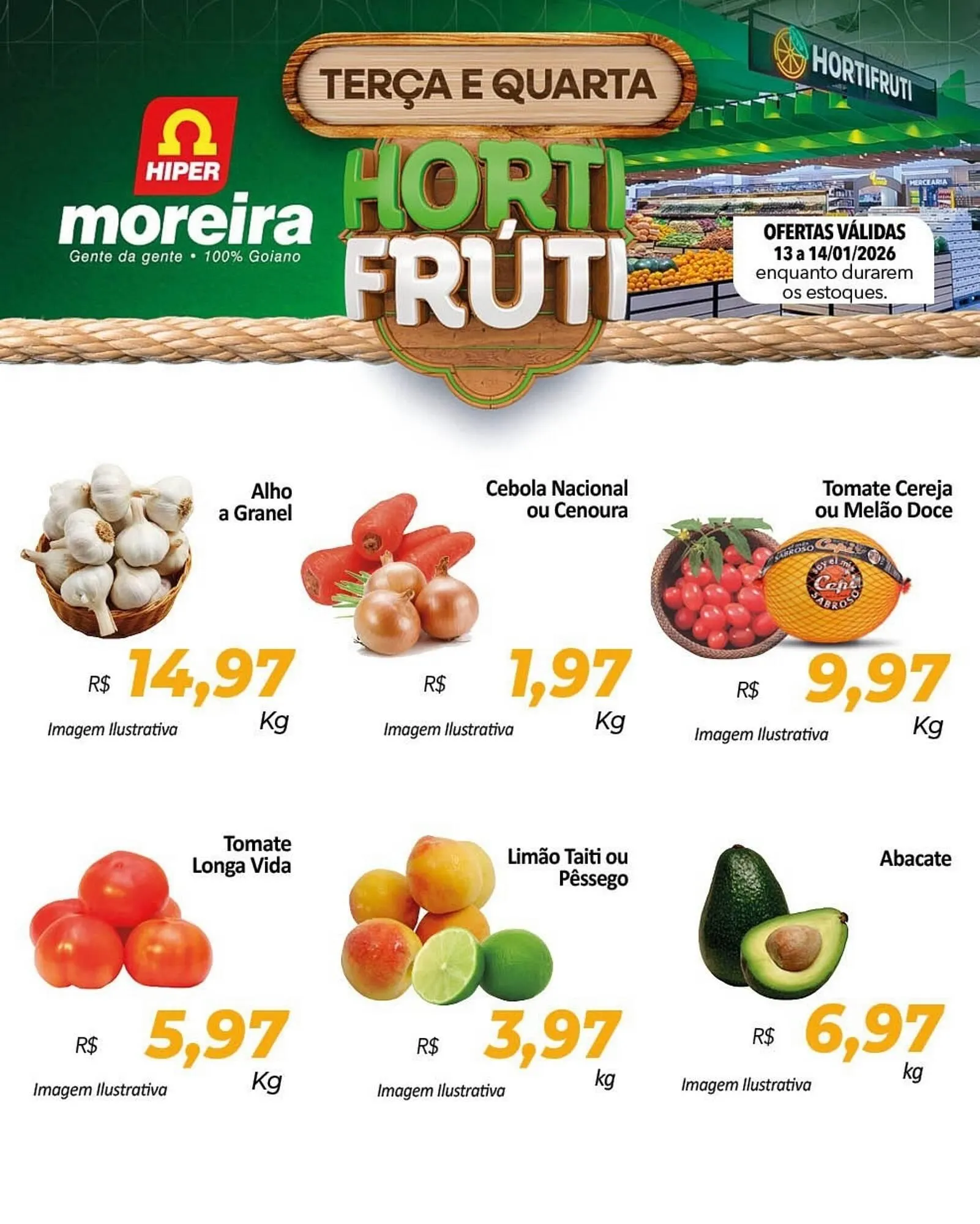 Encarte de Catálogo Hiper Moreira 13 de janeiro até 14 de janeiro 2026 - Pagina 1