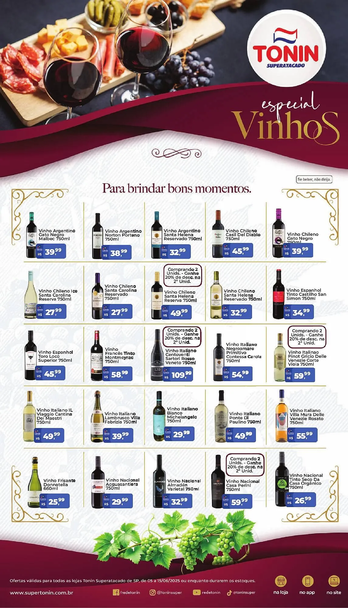 Encarte de Catálogo Tonin Superatacado 4 de junho até 15 de junho 2025 - Pagina 1