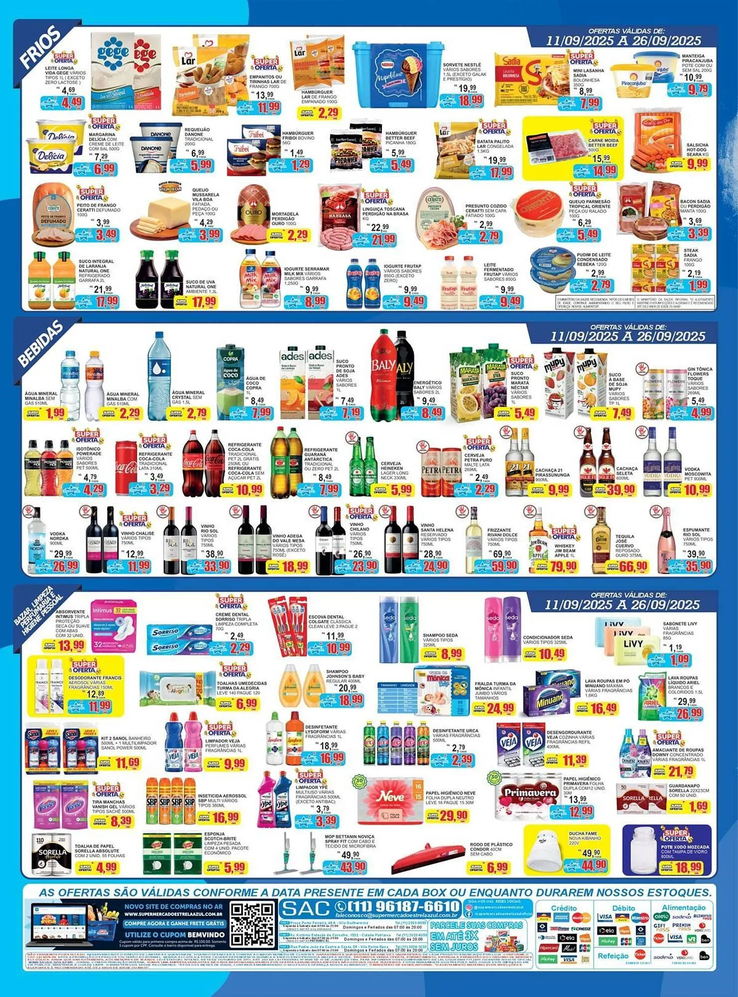 Encarte de Folheto Supermercado Estrela Azul 11 de setembro até 26 de setembro 2025 - Pagina 4