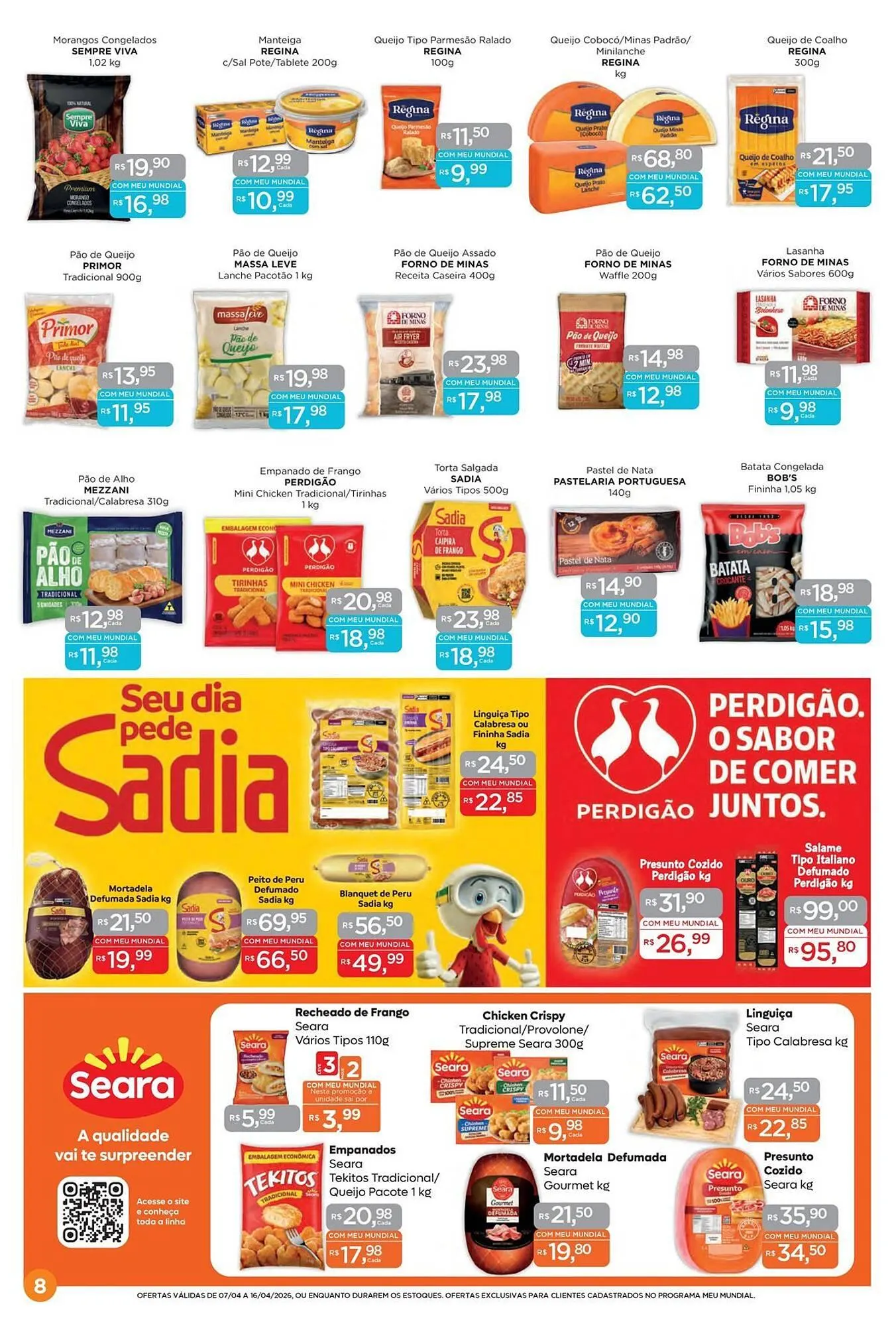 Encarte de Encarte Supermercados Mundial 7 de abril até 16 de abril 2026 - Pagina 8
