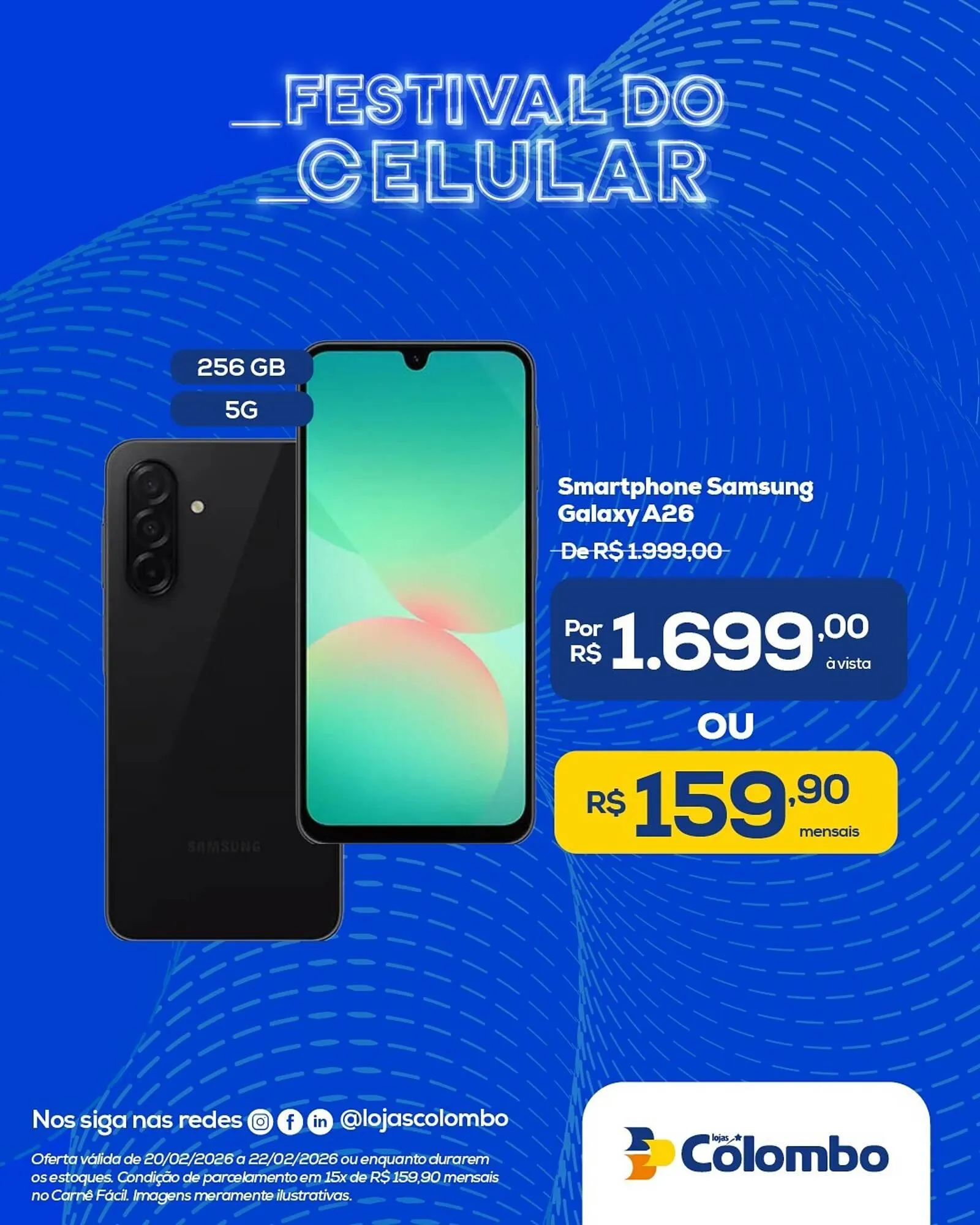 Encarte de Folheto Lojas Colombo 20 de fevereiro até 22 de fevereiro 2026 - Pagina 2