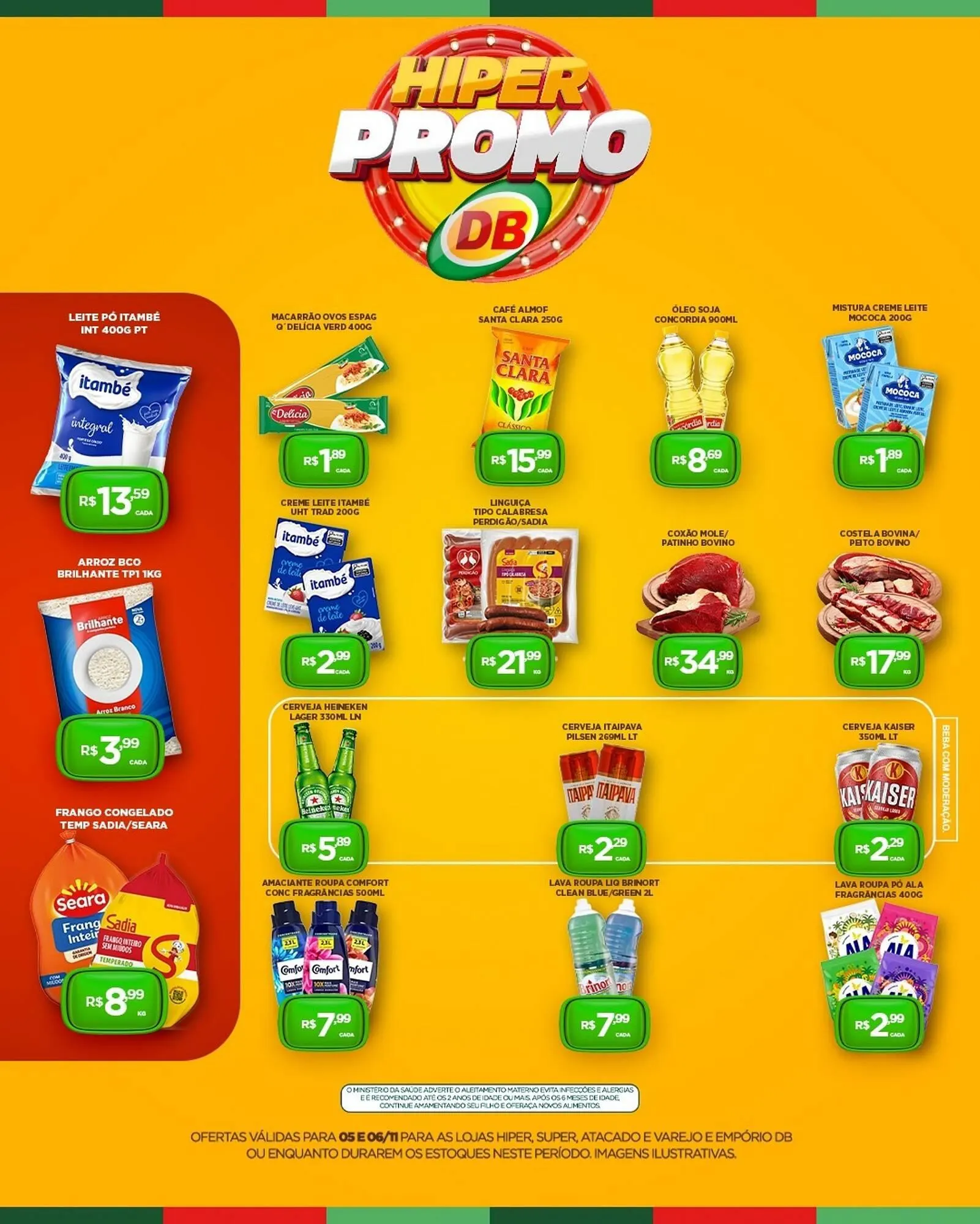 Encarte de Catálogo DB Supermercados 5 de novembro até 6 de novembro 2025 - Pagina 2