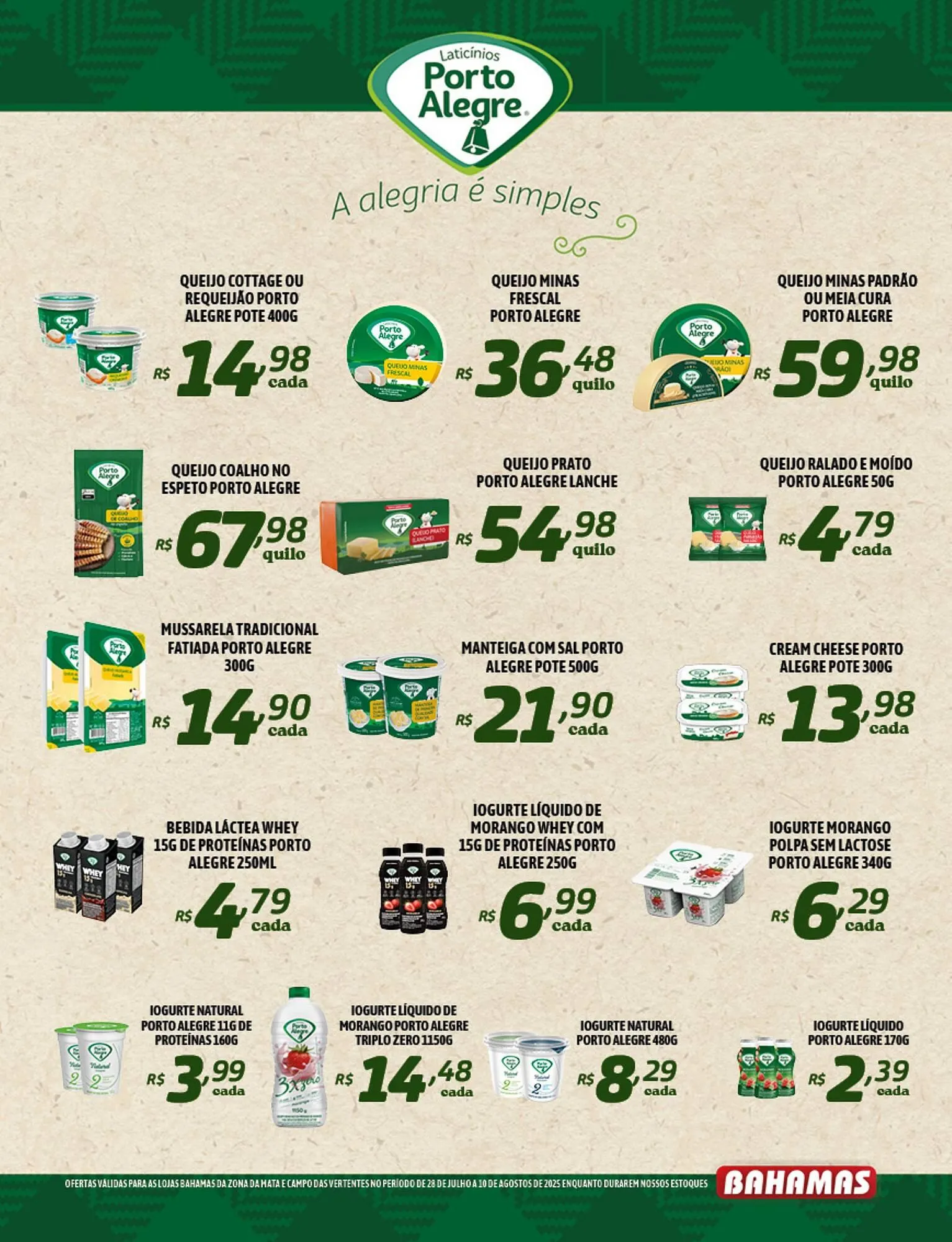 Encarte de Catálogo Bahamas Supermercados 28 de julho até 10 de agosto 2025 - Pagina 6