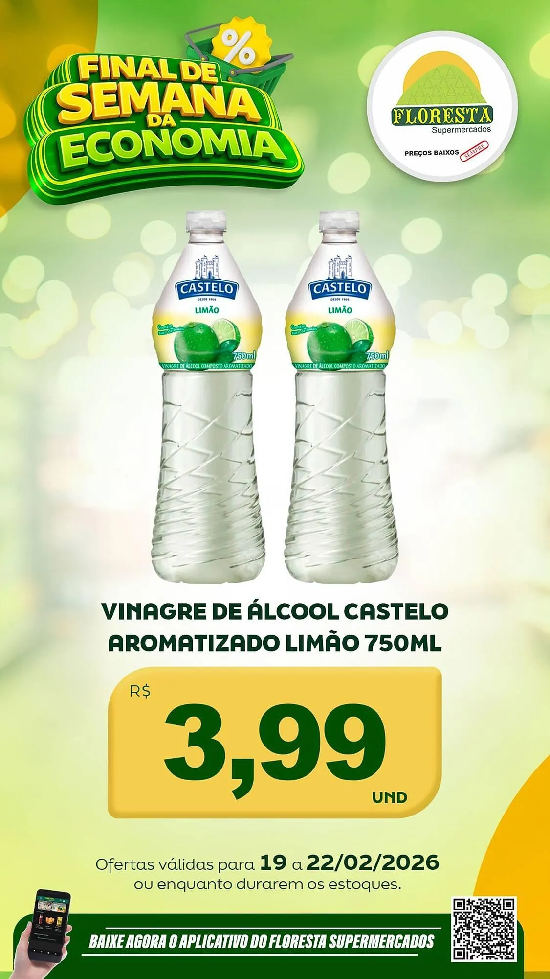 Encarte de Catálogo Floresta Supermercados 19 de fevereiro até 22 de fevereiro 2026 - Pagina 17
