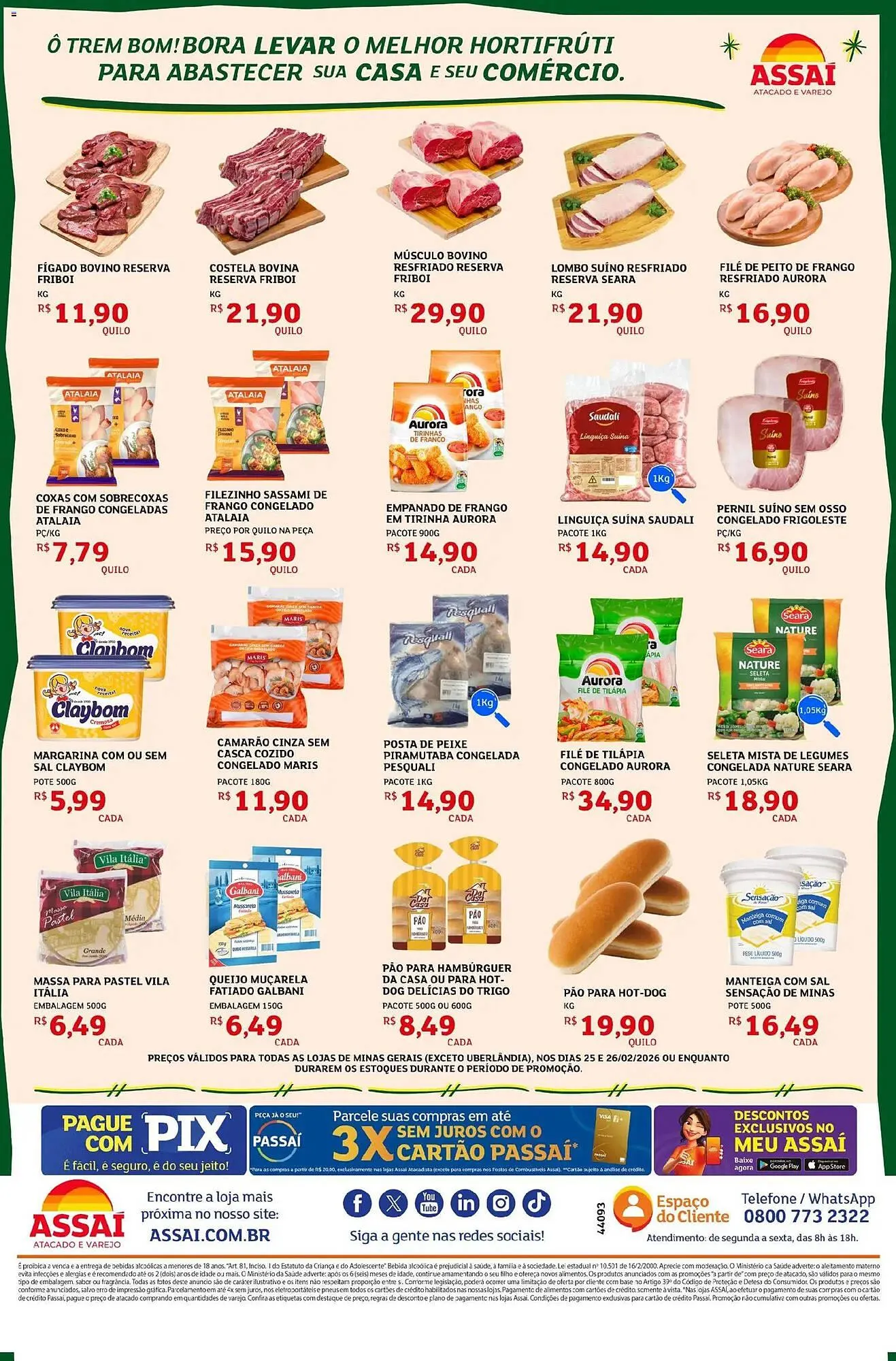Encarte de Encarte Assaí Atacadista 25 de fevereiro até 26 de fevereiro 2026 - Pagina 2