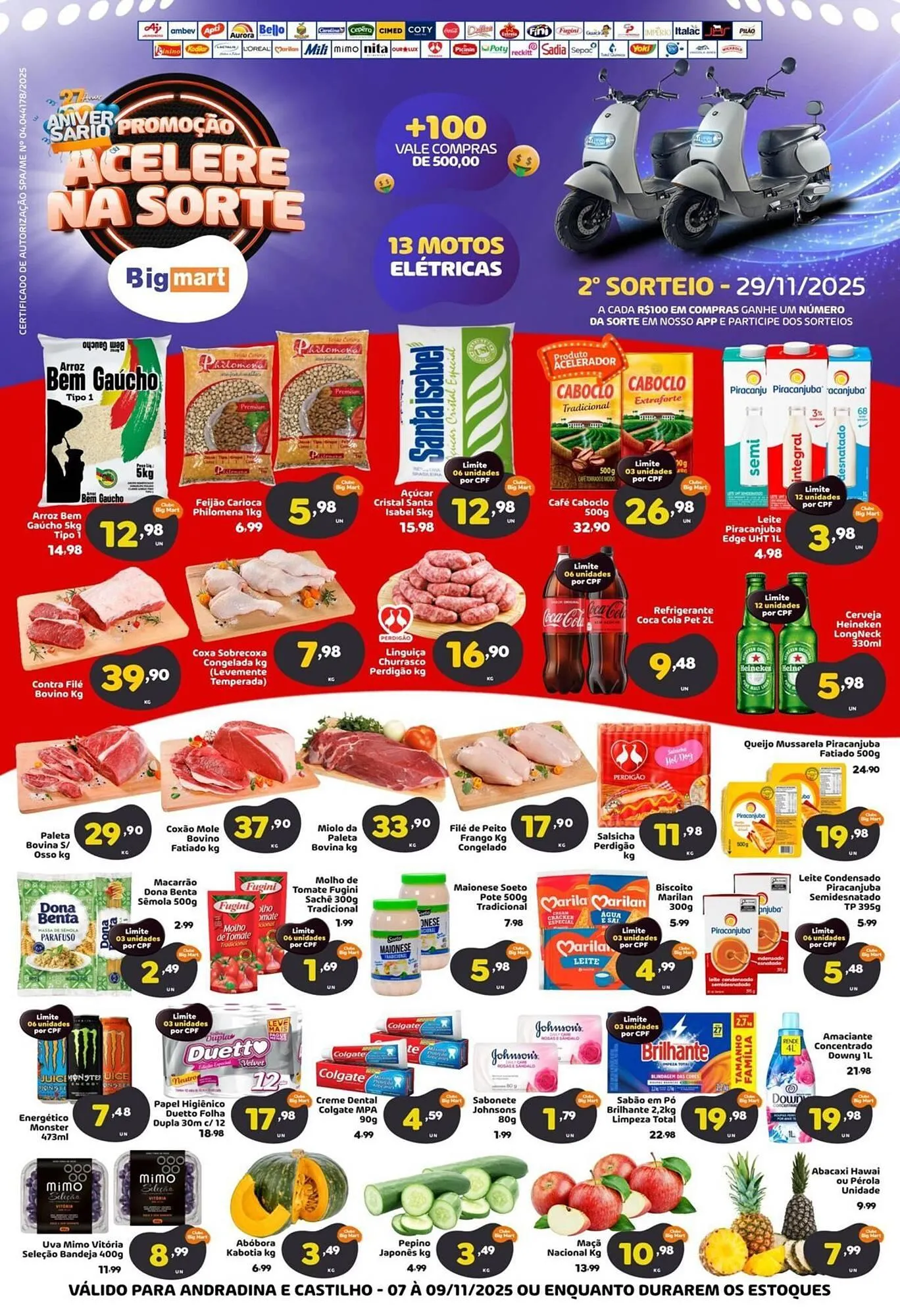 Encarte de Catálogo Bigmart 7 de novembro até 9 de novembro 2025 - Pagina 1