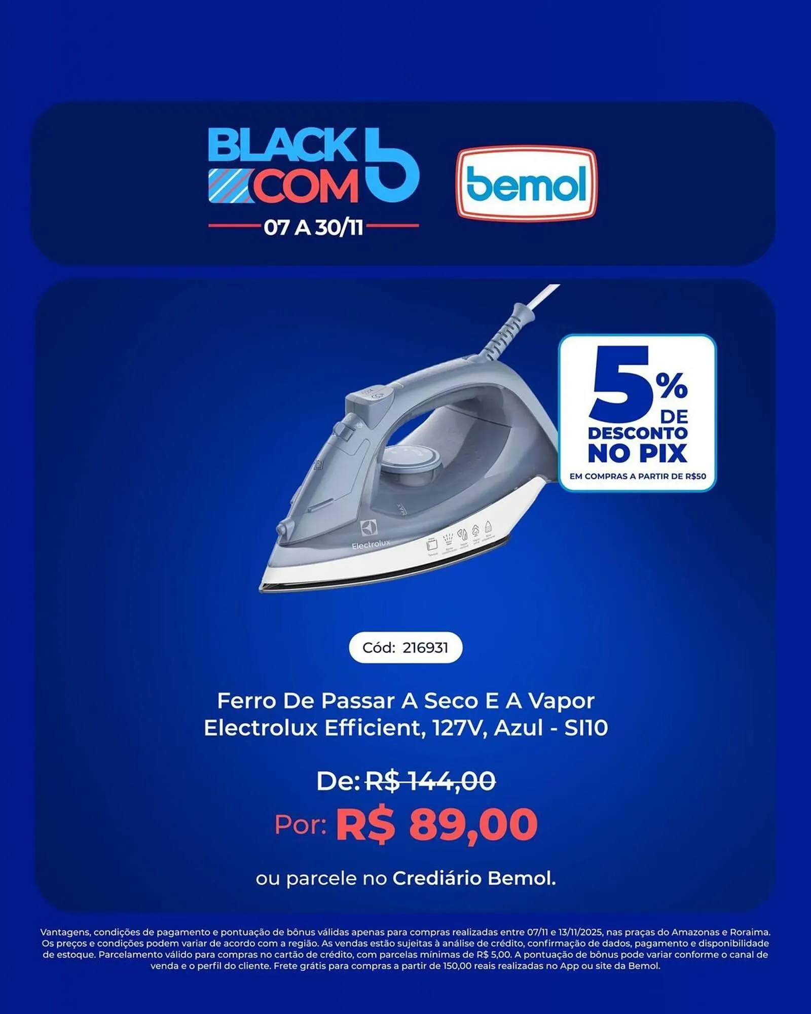 Encarte de Encarte Bemol 7 de novembro até 13 de novembro 2025 - Pagina 8