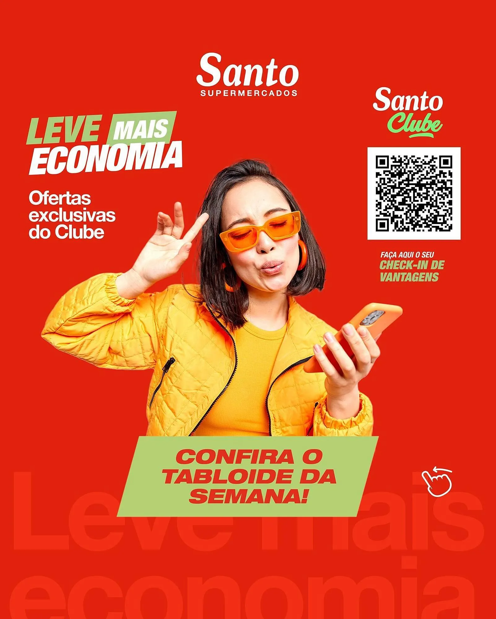 Encarte de Catálogo Santo Supermercados 8 de abril até 14 de abril 2026 - Pagina 1