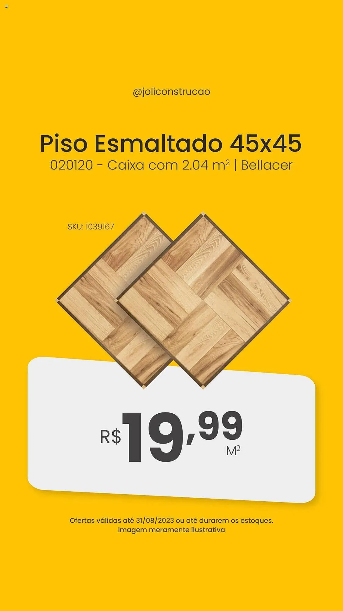 Encarte de Catálogo Joli 1 de agosto até 31 de agosto 2023 - Pagina 1