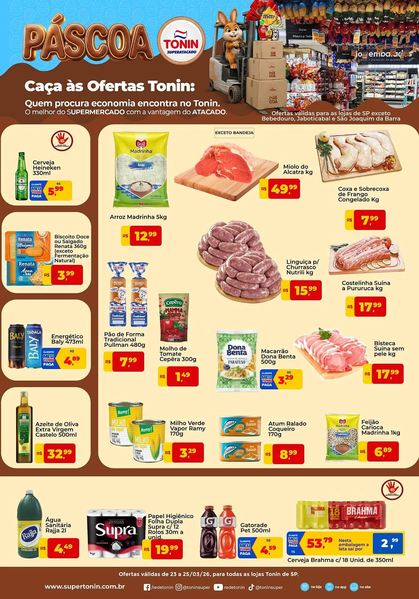 Encarte de Catálogo Tonin Superatacado 23 de março até 25 de março 2026 - Pagina 1