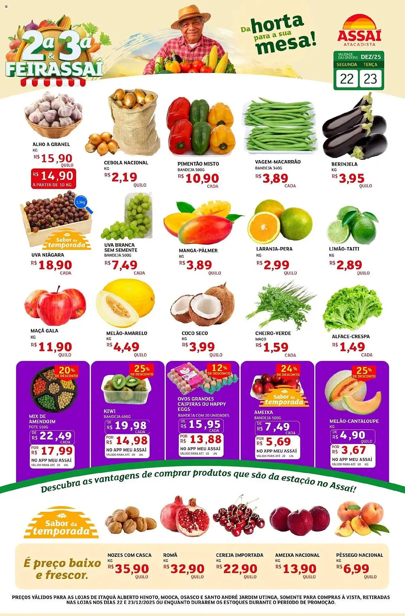 Encarte de Encarte Assaí Atacadista 22 de dezembro até 23 de dezembro 2025 - Pagina 1