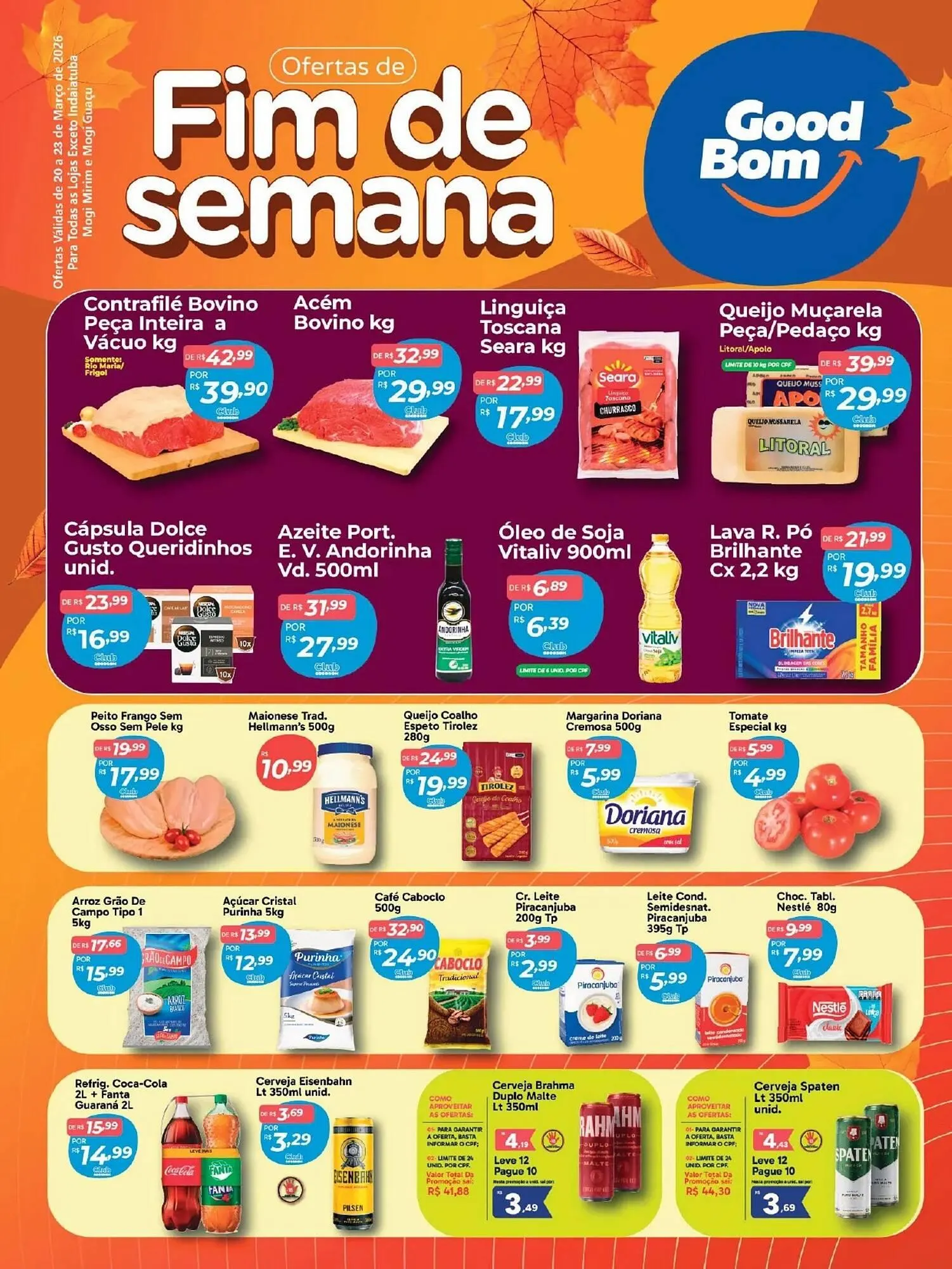 Encarte de Folheto GoodBom 20 de março até 23 de março 2026 - Pagina 1