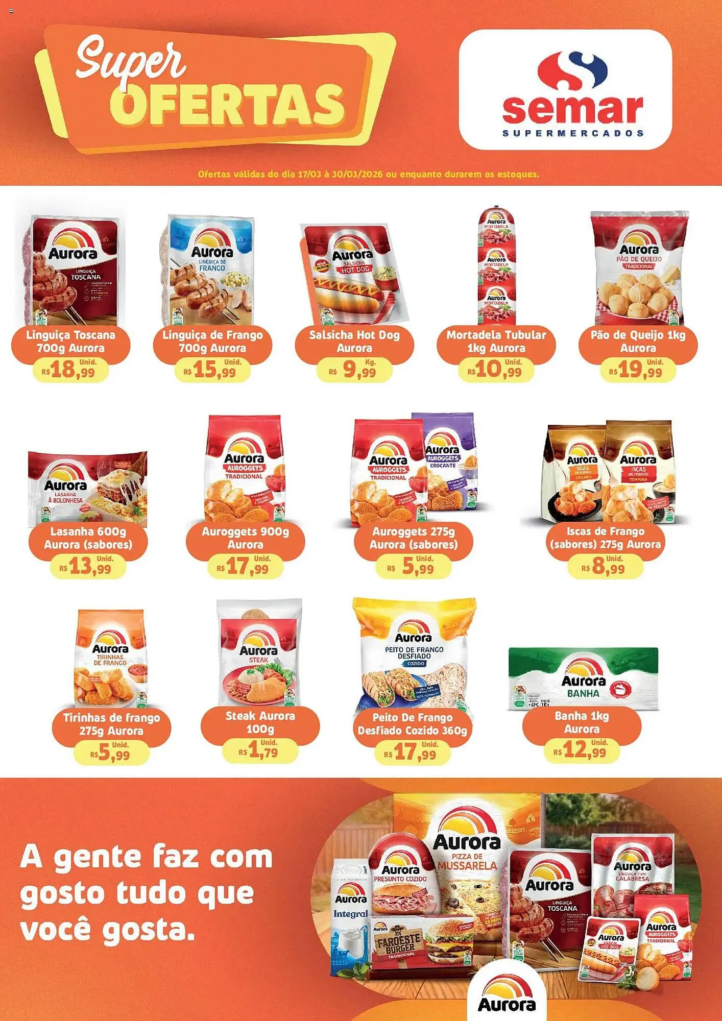 Encarte de Folheto Semar Supermercado 17 de março até 30 de março 2026 - Pagina 1